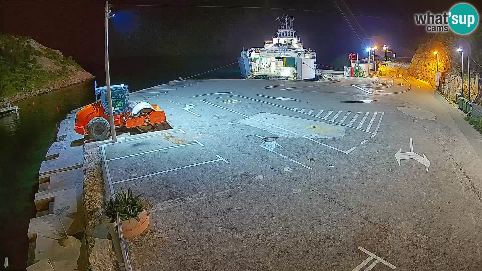 Webcam porto traghetti di Prizna – per l’isola di Pag