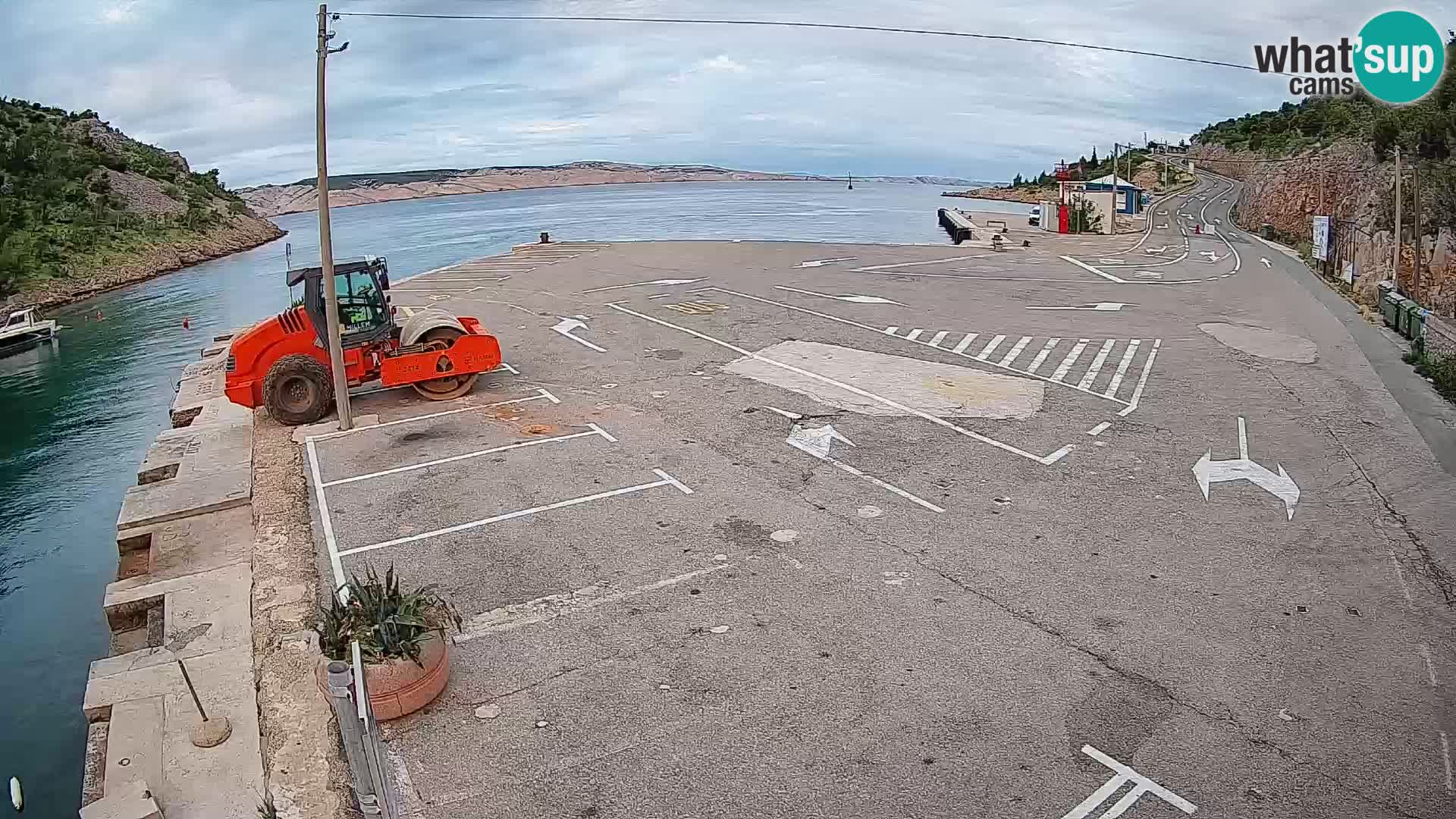 Webcam porto traghetti di Prizna – per l’isola di Pag