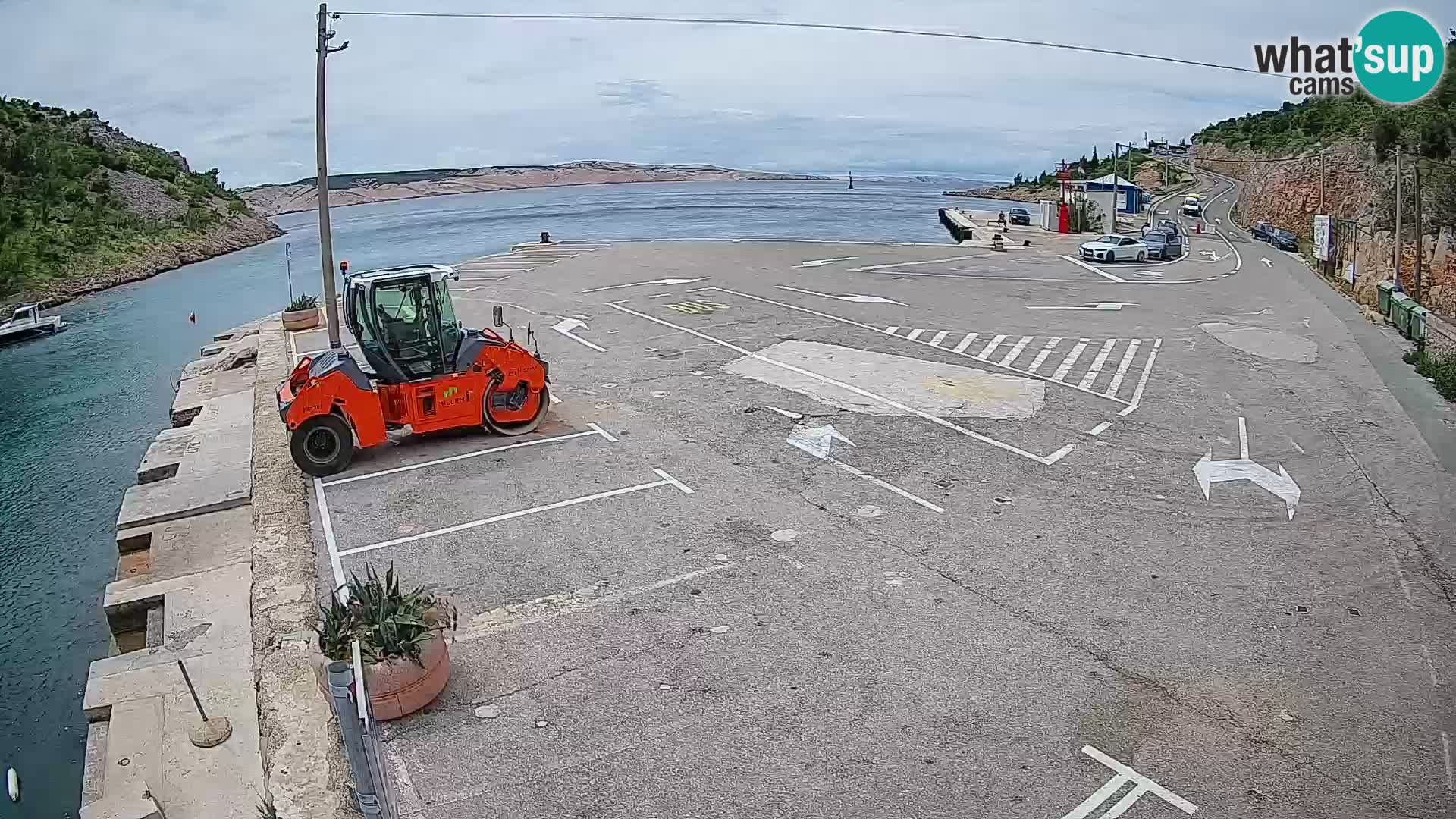Webcam porto traghetti di Prizna – per l’isola di Pag