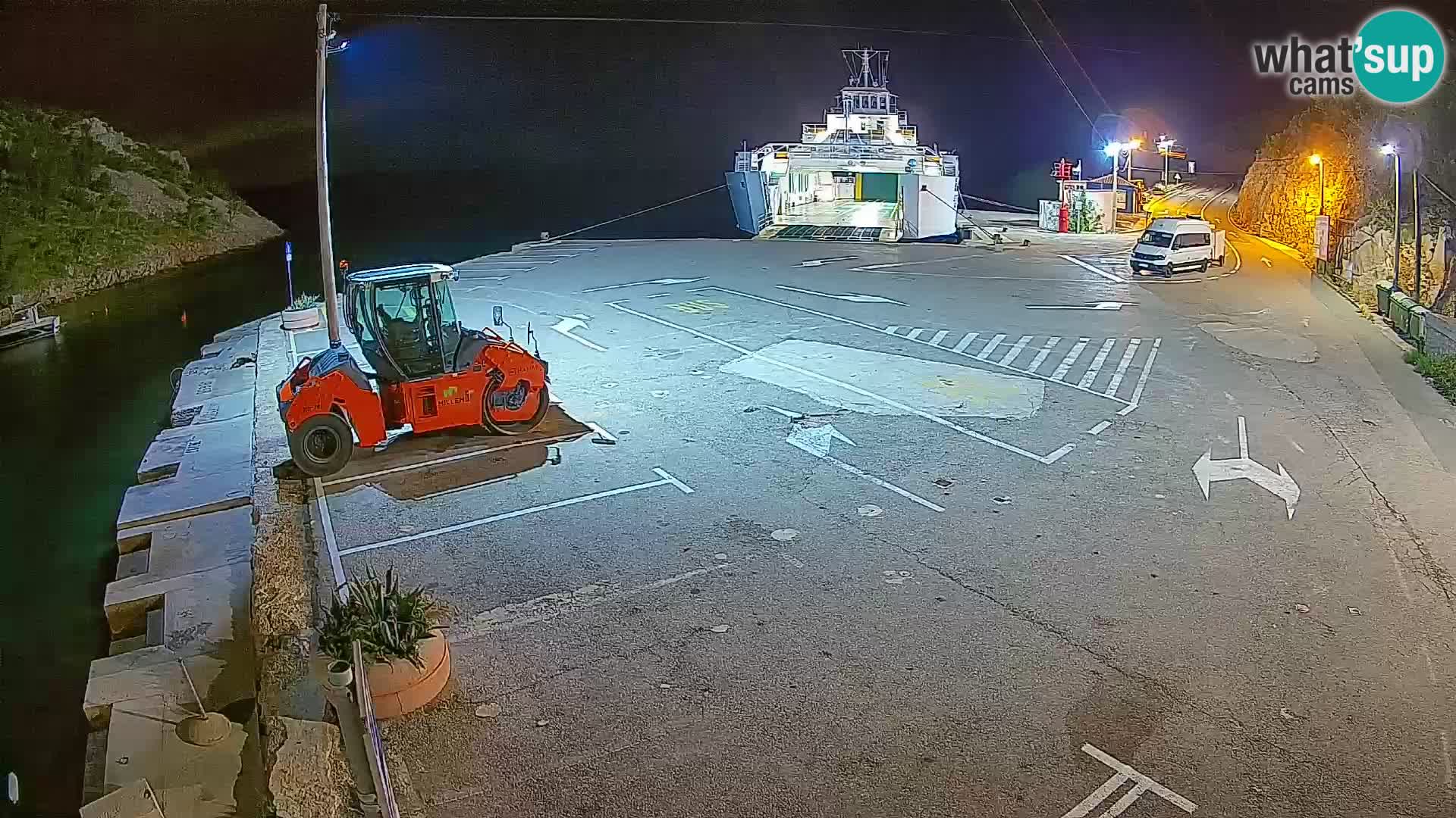 Webcam porto traghetti di Prizna – per l’isola di Pag