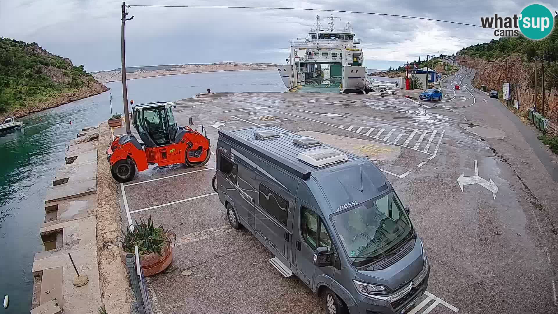 Webcam porto traghetti di Prizna – per l’isola di Pag