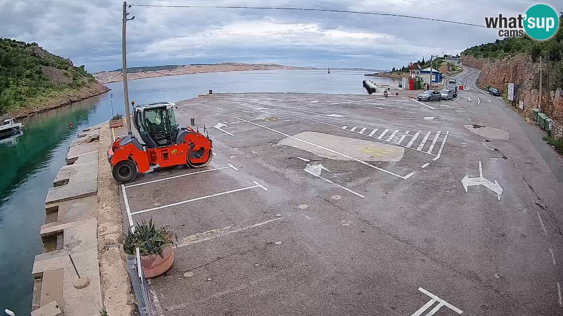 Webcam porto traghetti di Prizna – per l’isola di Pag