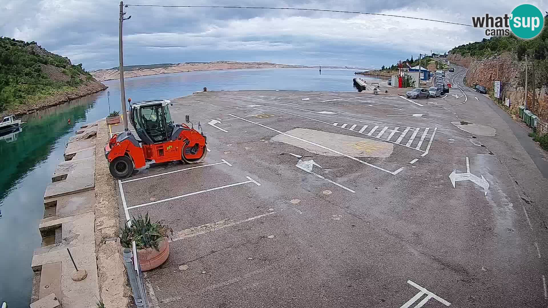 Webcam porto traghetti di Prizna – per l’isola di Pag