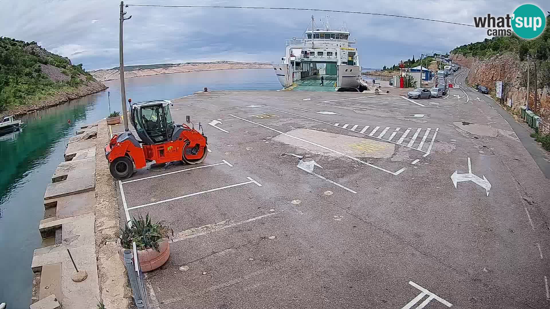 Webcam porto traghetti di Prizna – per l’isola di Pag
