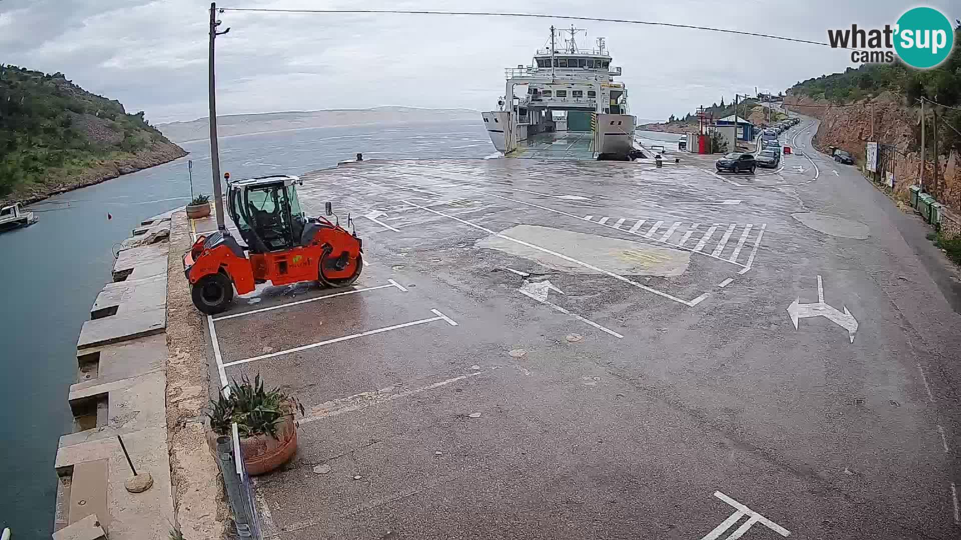 Webcam porto traghetti di Prizna – per l’isola di Pag