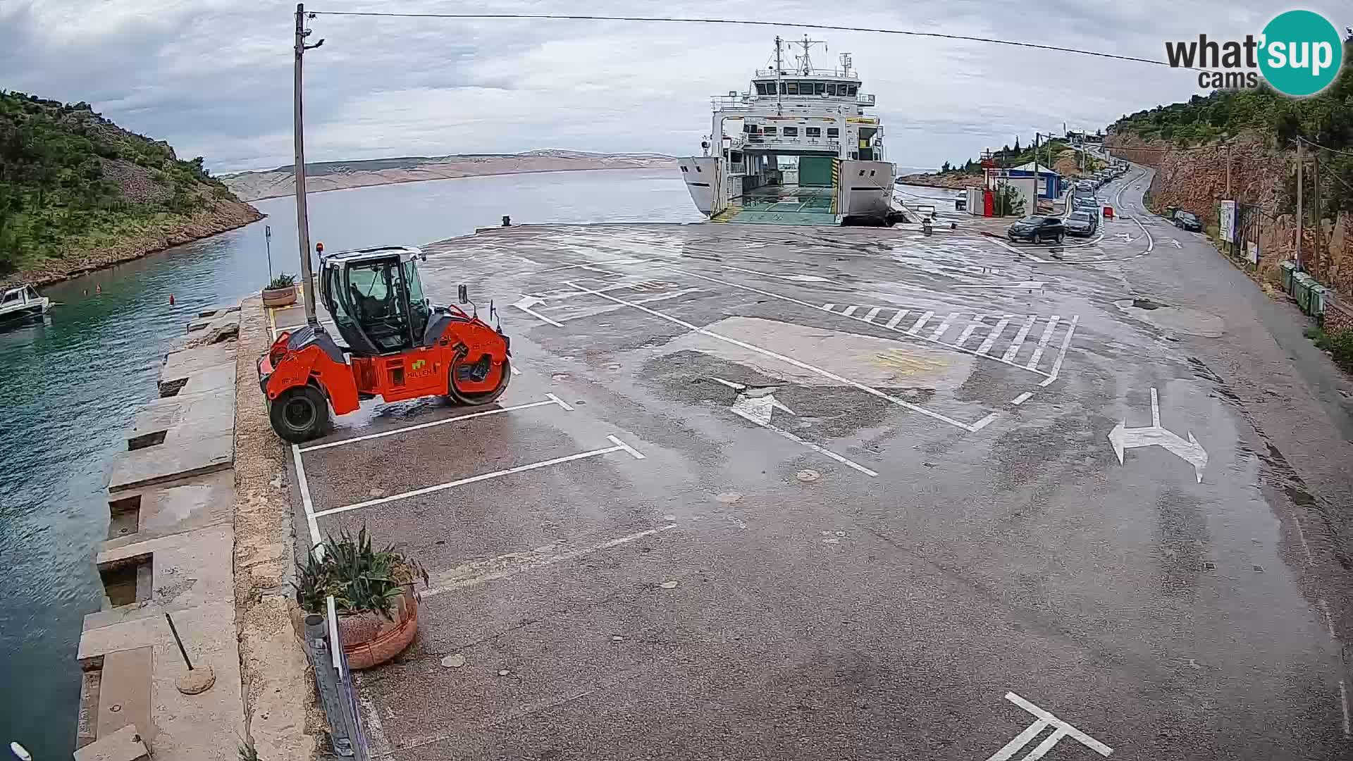Webcam porto traghetti di Prizna – per l’isola di Pag