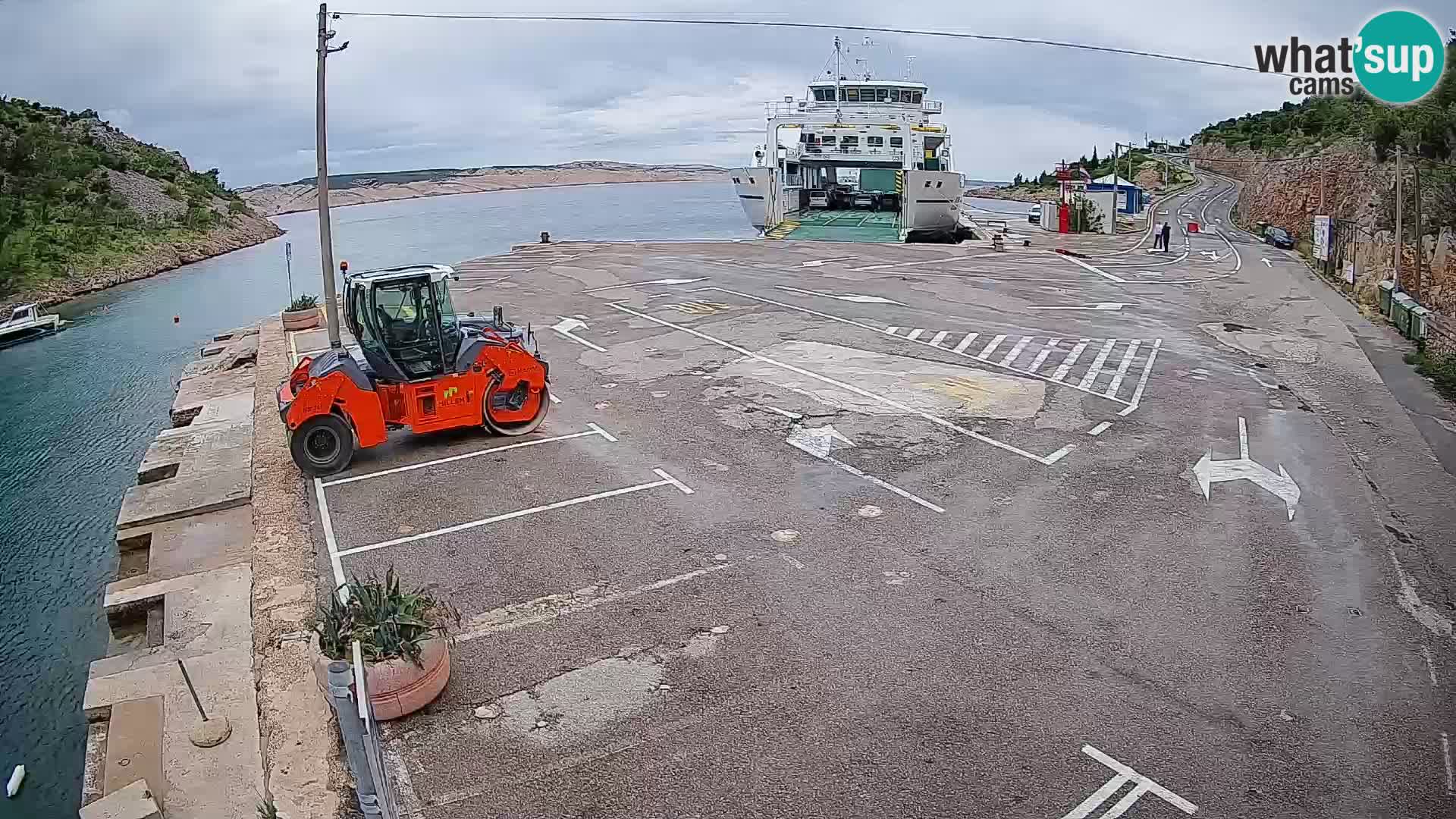 Webcam porto traghetti di Prizna – per l’isola di Pag