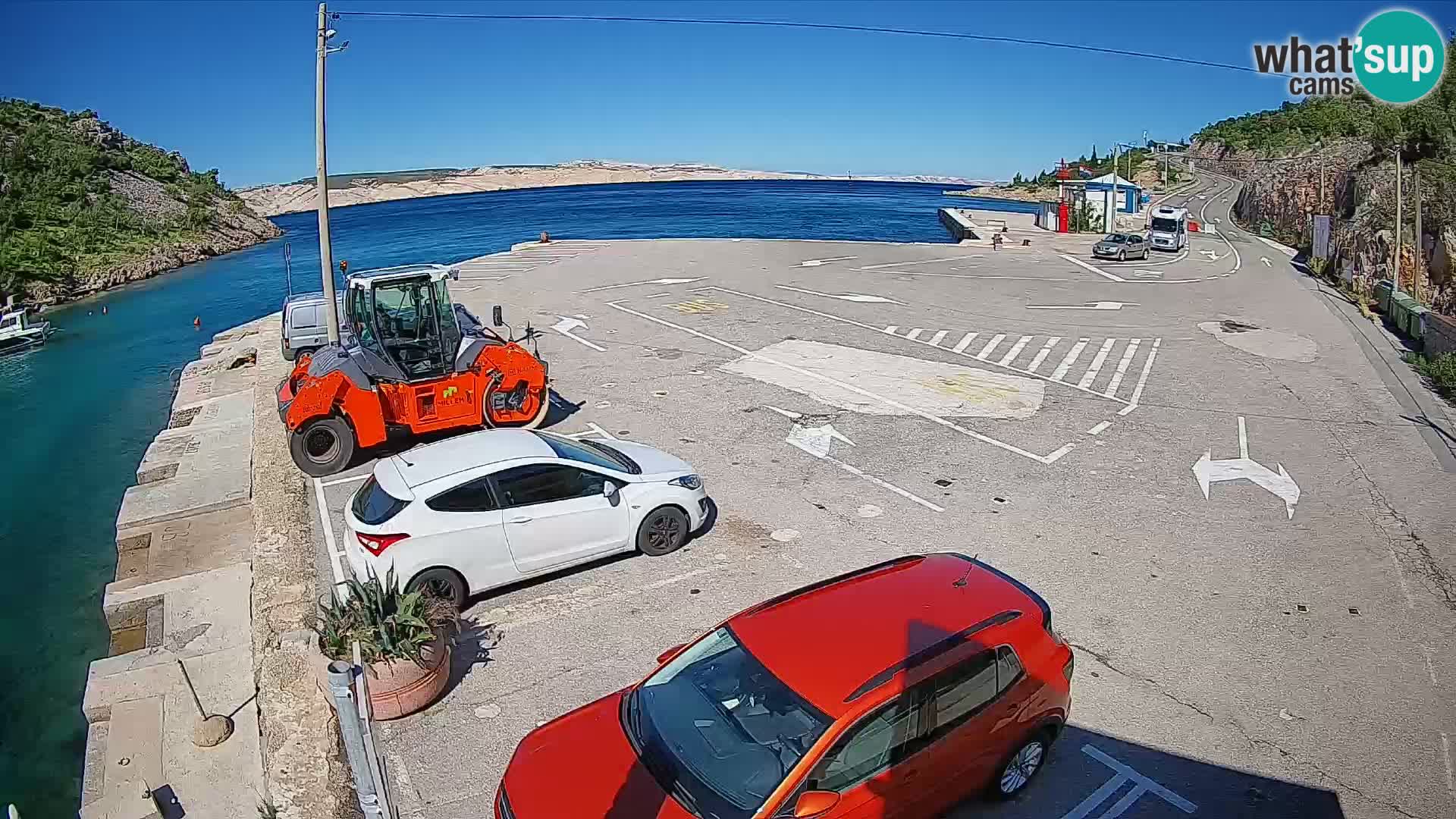 Webcam porto traghetti di Prizna – per l’isola di Pag