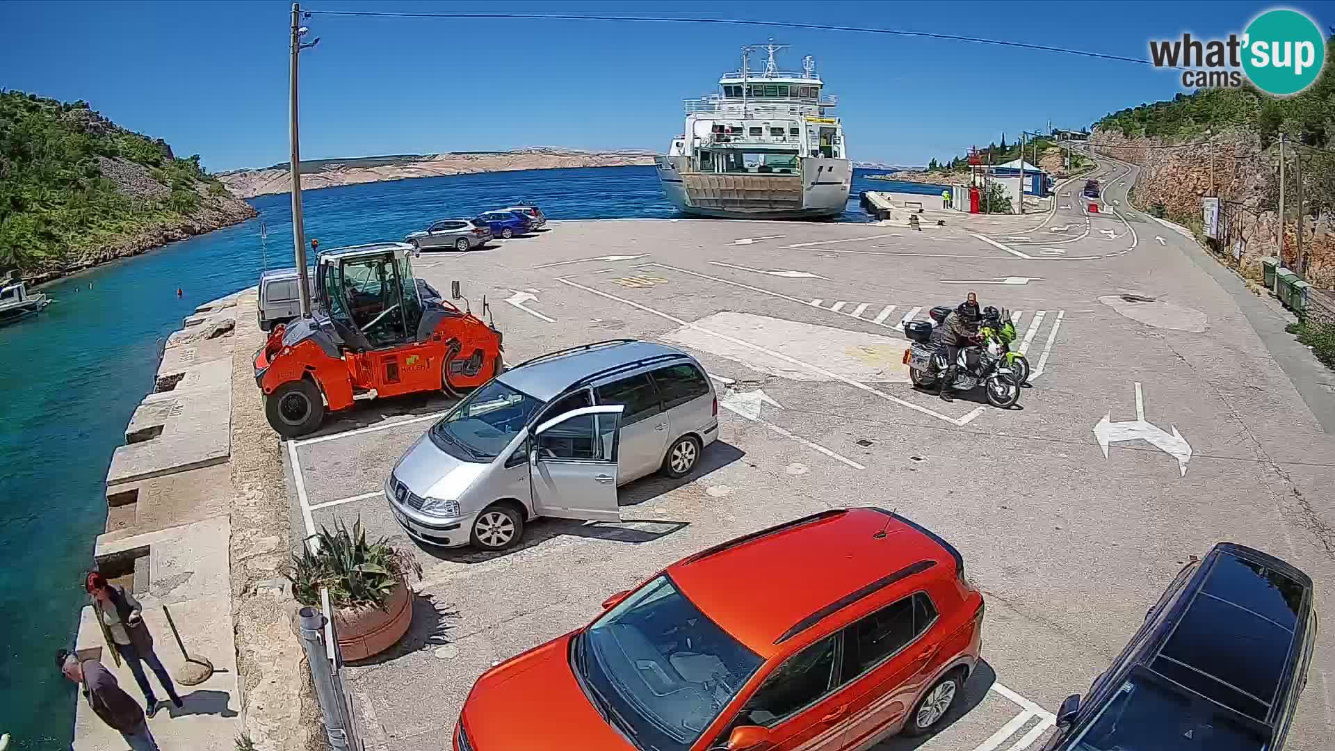 Webcam porto traghetti di Prizna – per l’isola di Pag