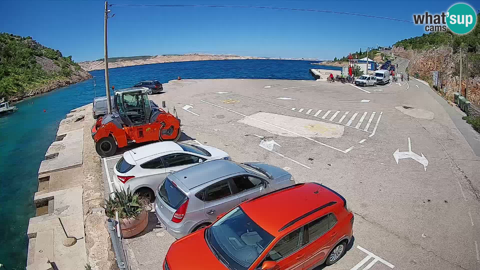 Webcam porto traghetti di Prizna – per l’isola di Pag