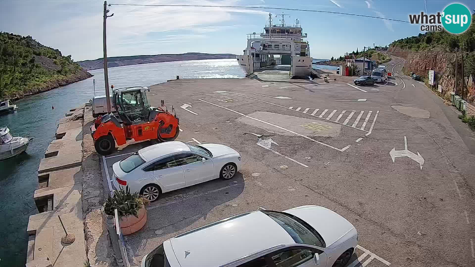 Webcam porto traghetti di Prizna – per l’isola di Pag
