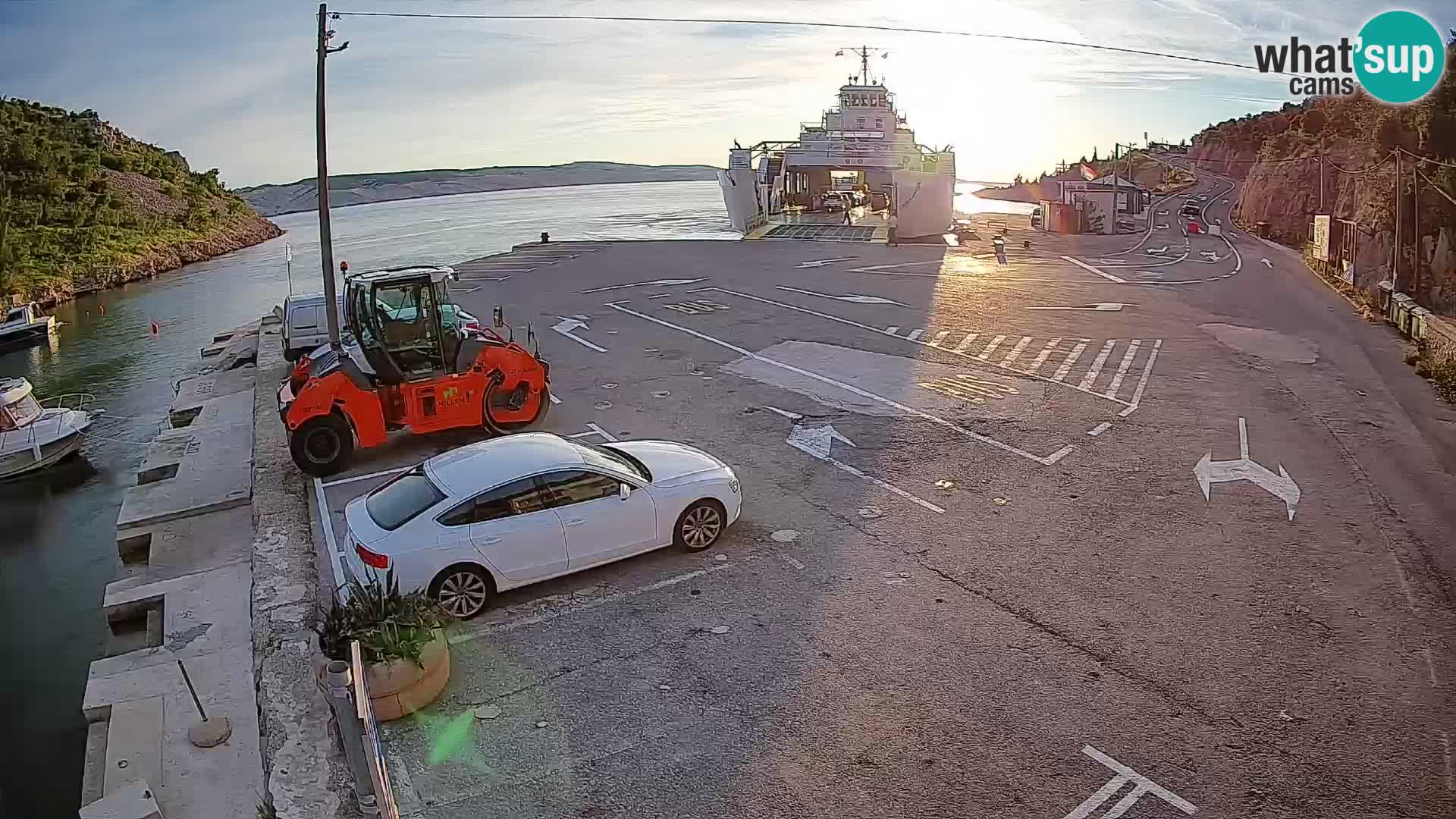 Webcam porto traghetti di Prizna – per l’isola di Pag