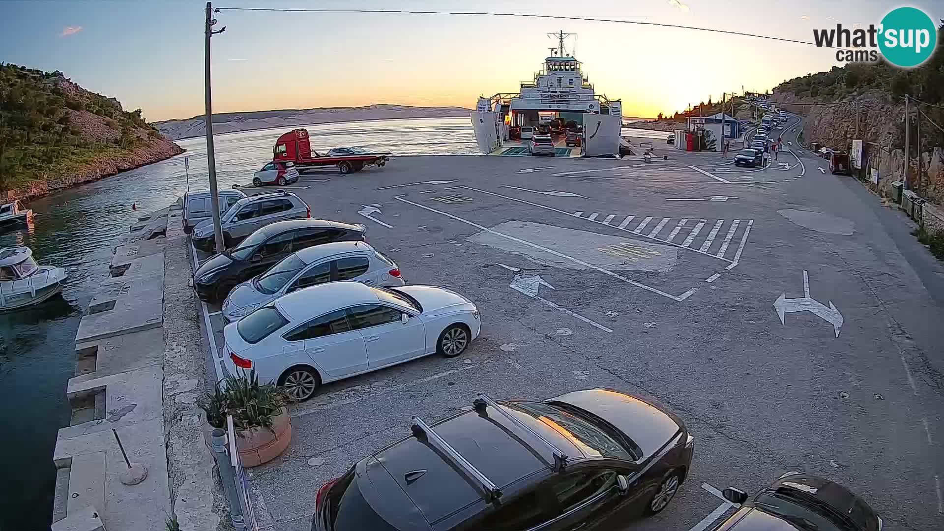 Webcam porto traghetti di Prizna – per l’isola di Pag