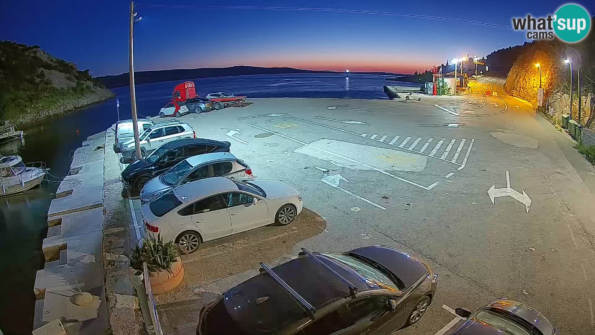 Webcam porto traghetti di Prizna – per l’isola di Pag