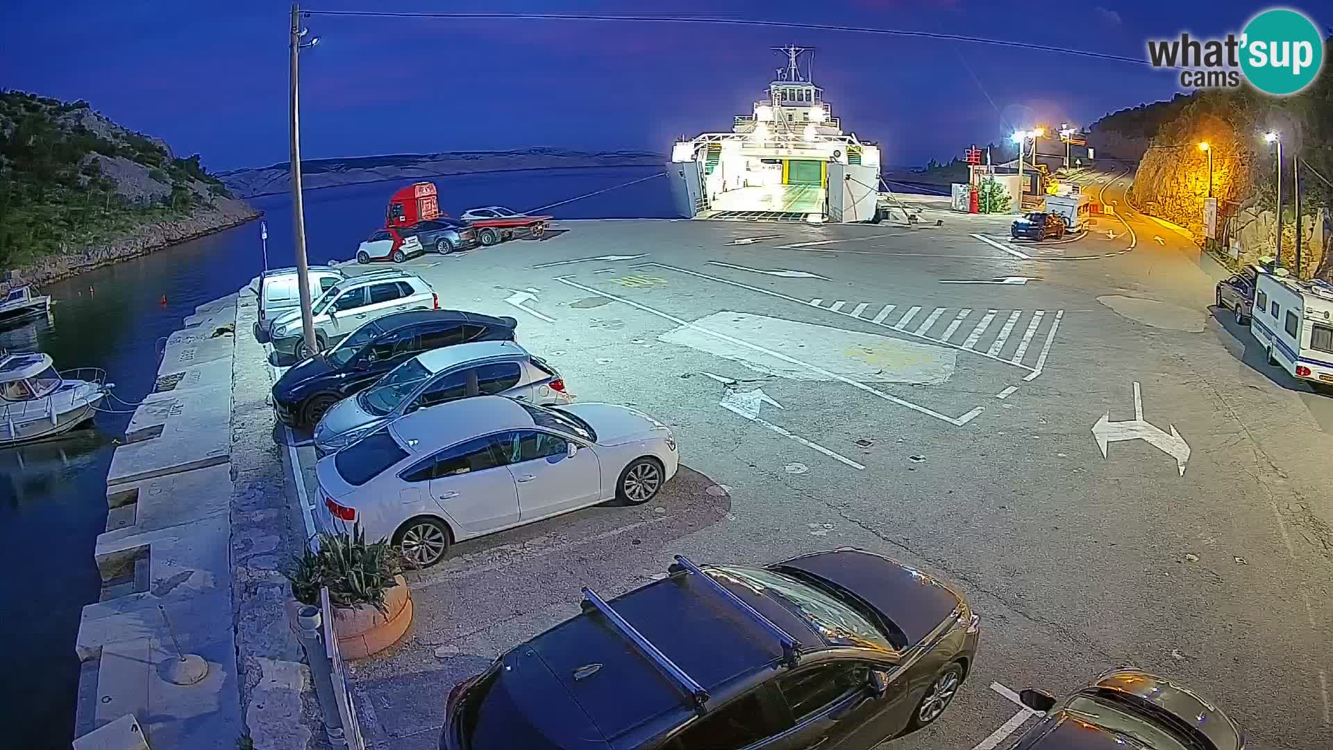 Webcam porto traghetti di Prizna – per l’isola di Pag