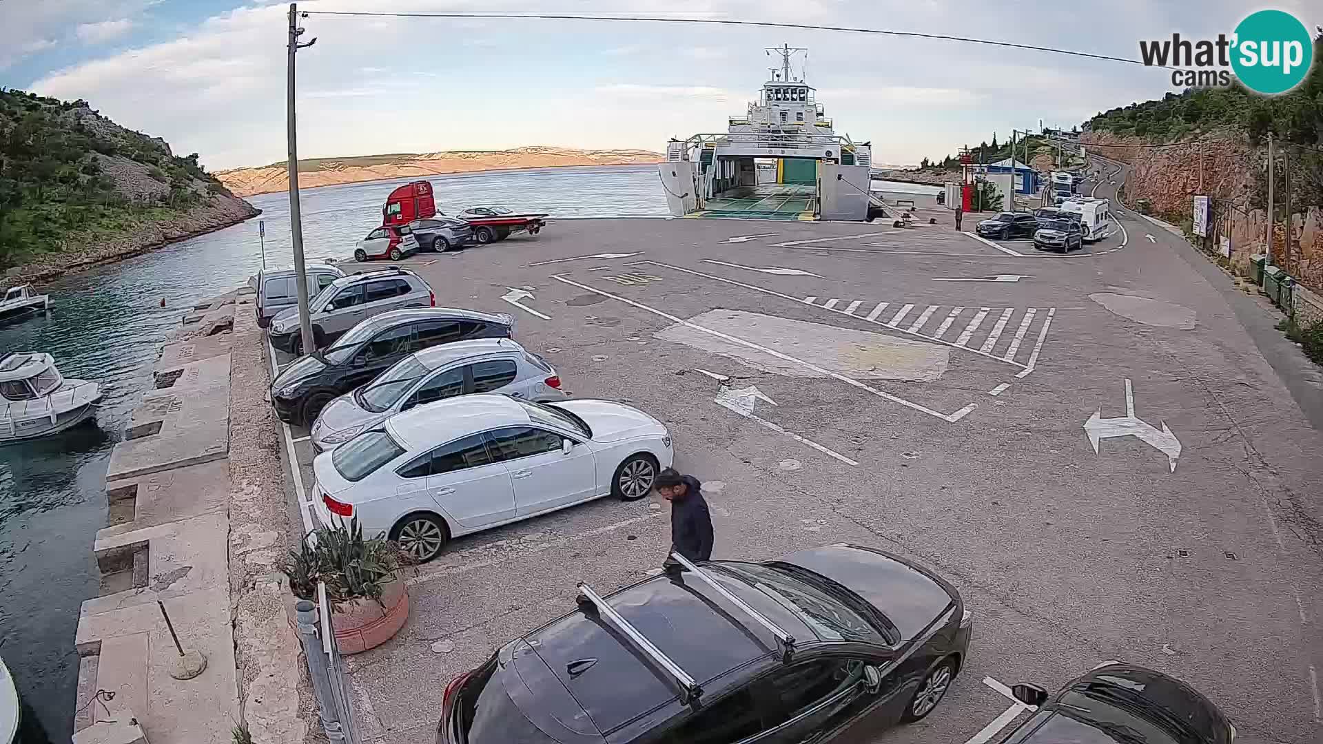 Webcam porto traghetti di Prizna – per l’isola di Pag