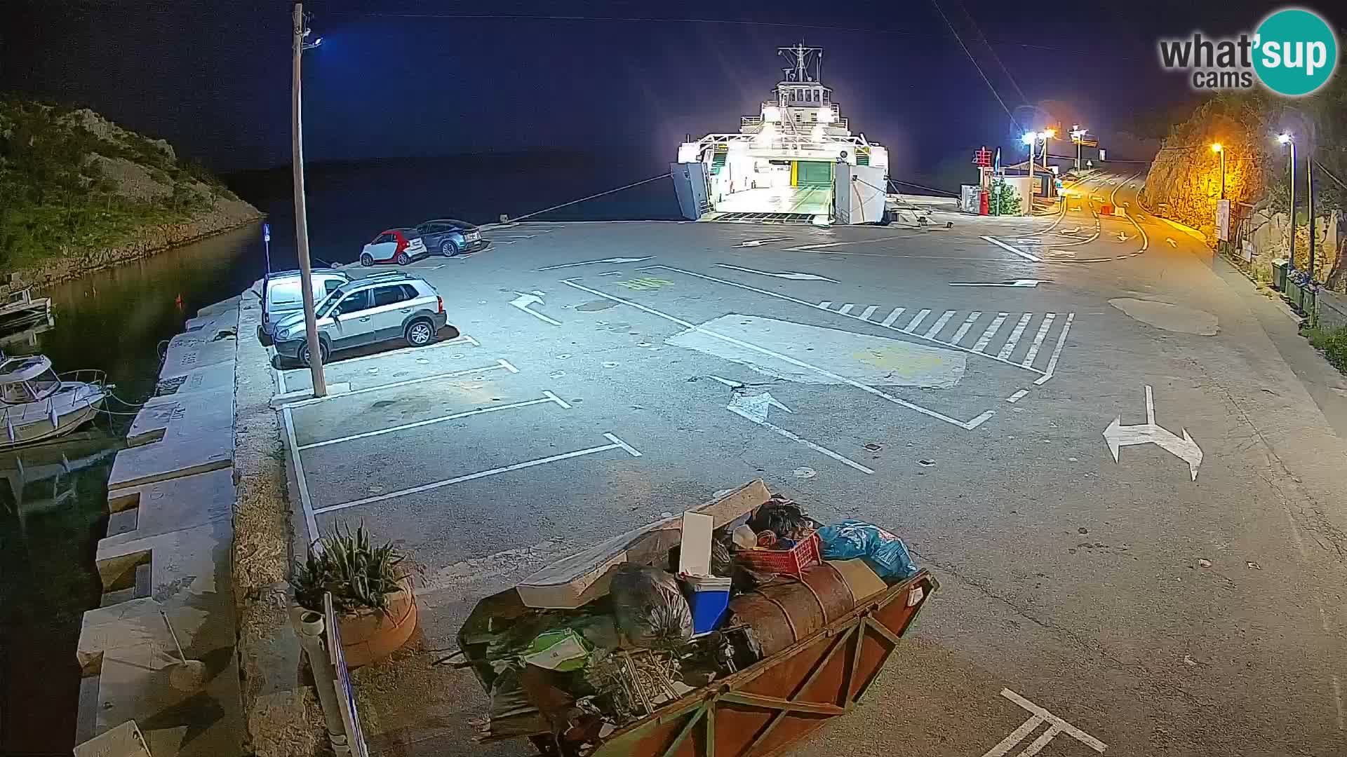 Webcam porto traghetti di Prizna – per l’isola di Pag