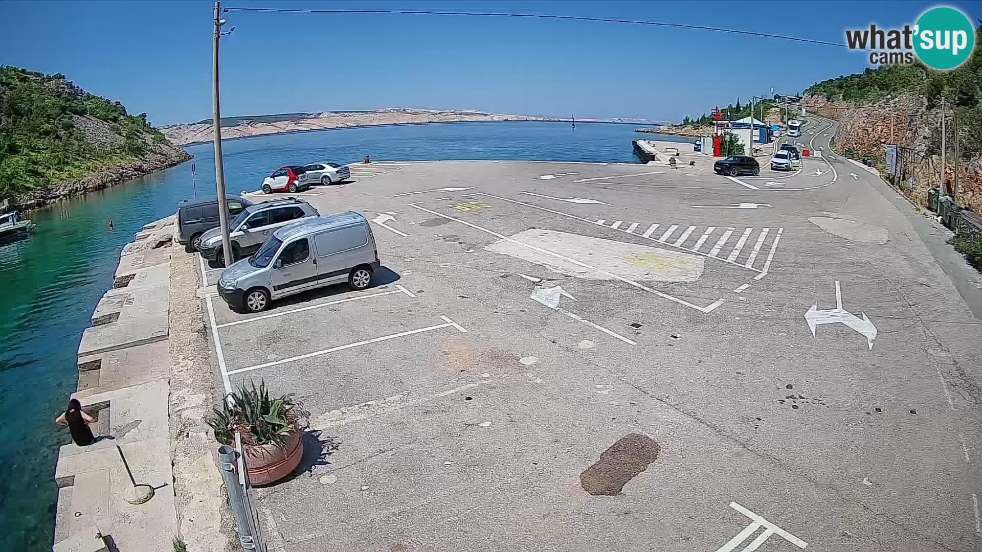 Webcam porto traghetti di Prizna – per l’isola di Pag