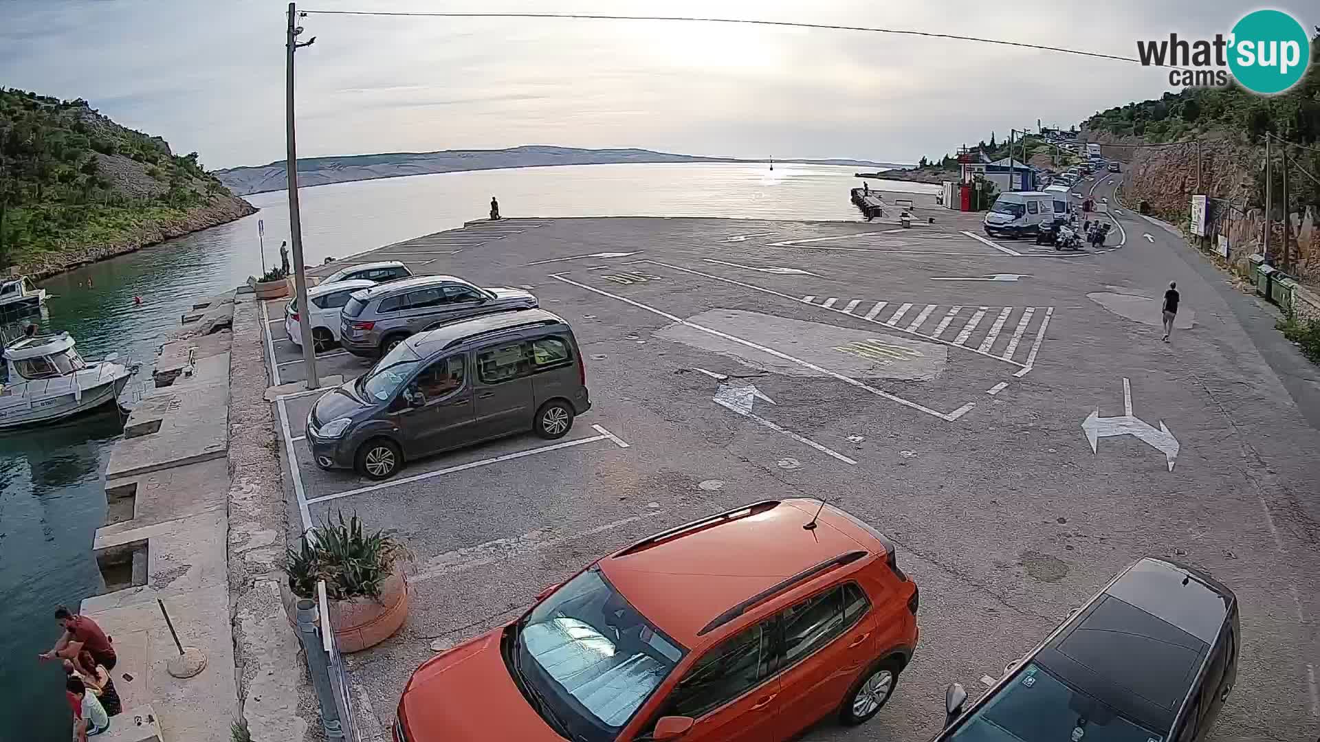 Webcam porto traghetti di Prizna – per l’isola di Pag