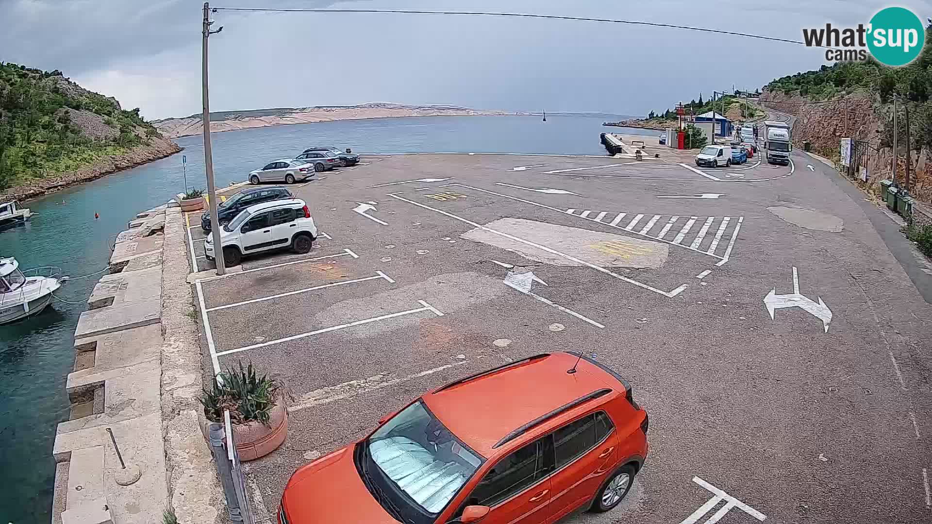 Webcam porto traghetti di Prizna – per l’isola di Pag