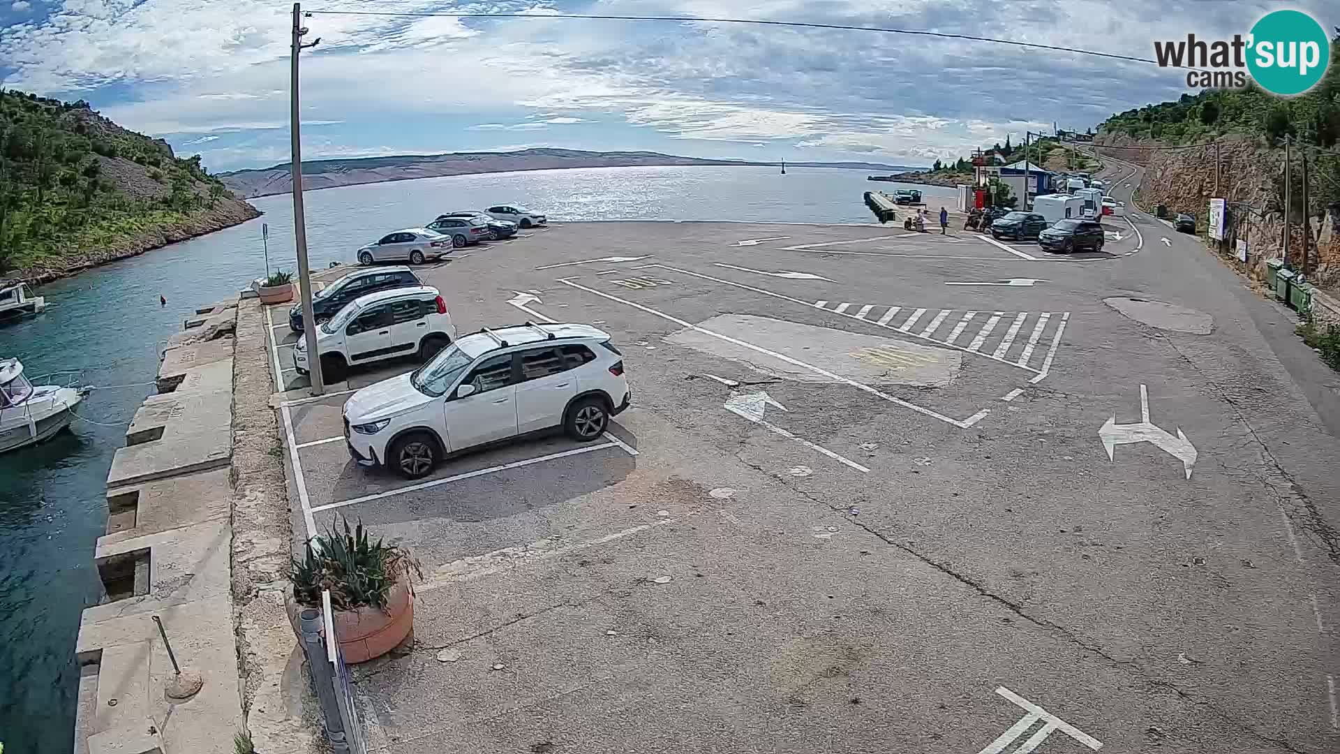 Webcam porto traghetti di Prizna – per l’isola di Pag