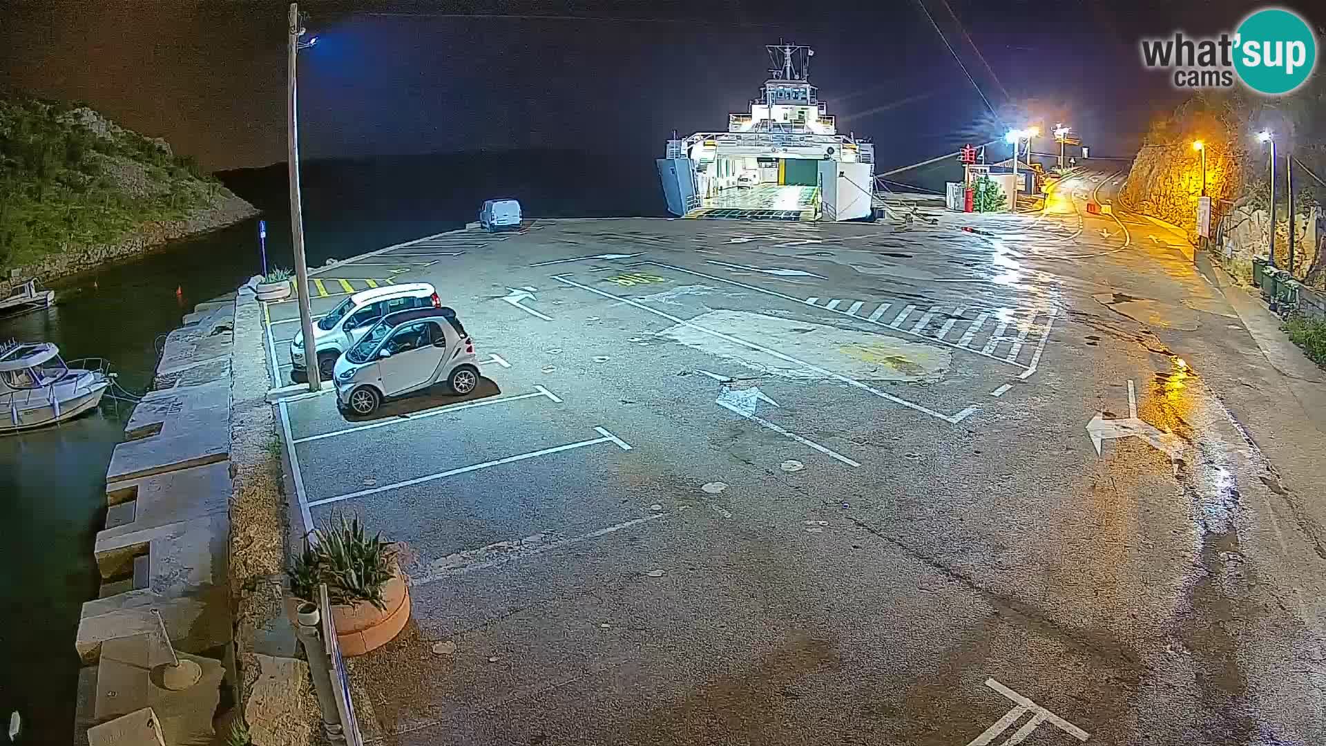 Webcam porto traghetti di Prizna – per l’isola di Pag