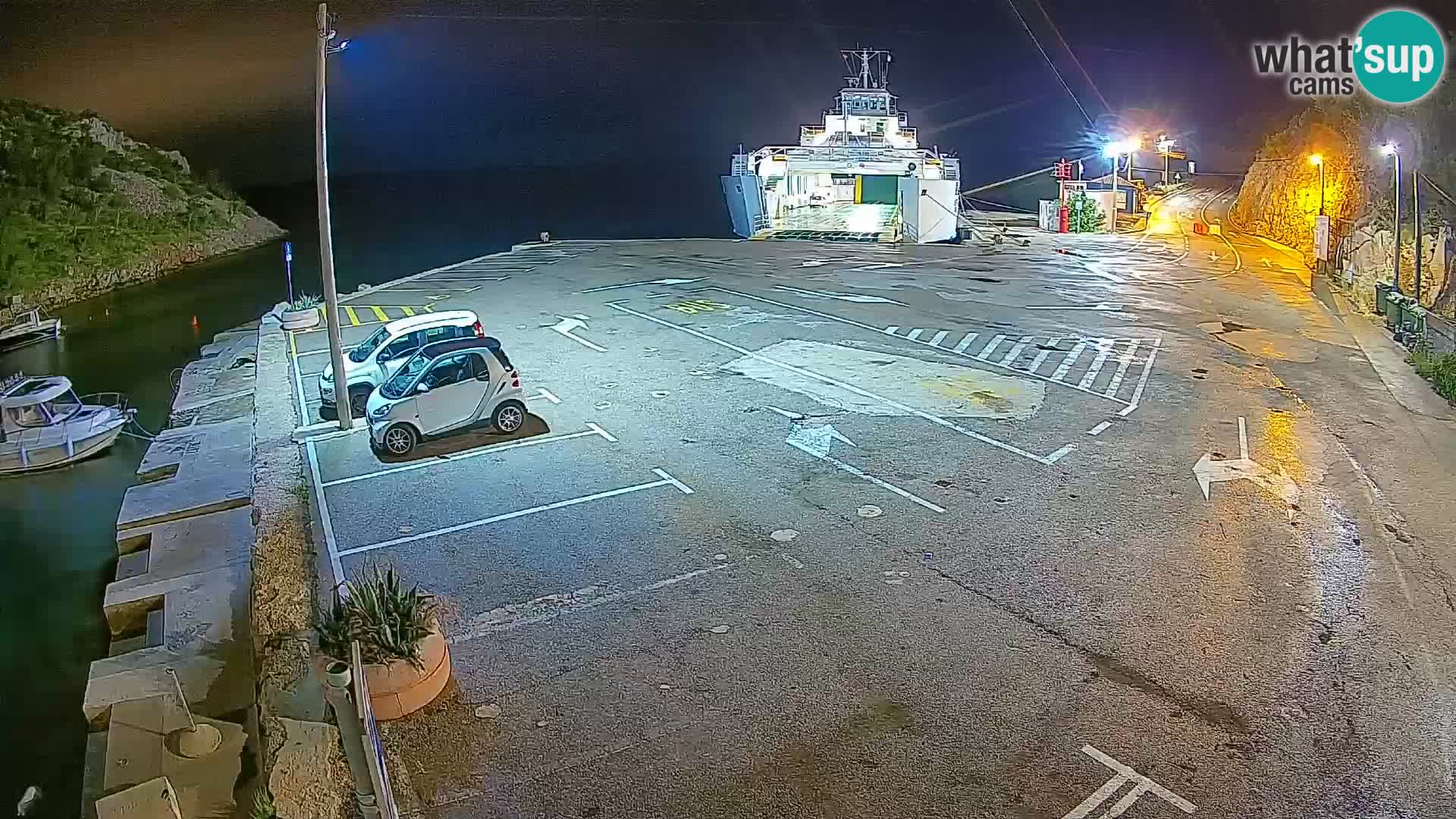 Webcam porto traghetti di Prizna – per l’isola di Pag