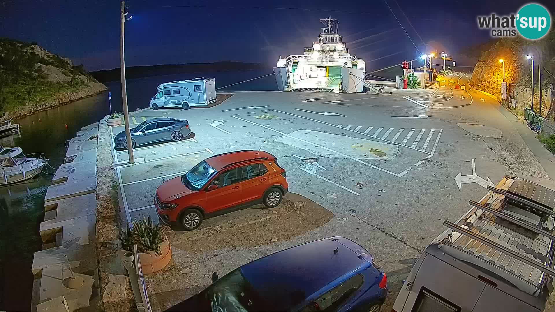 Webcam porto traghetti di Prizna – per l’isola di Pag