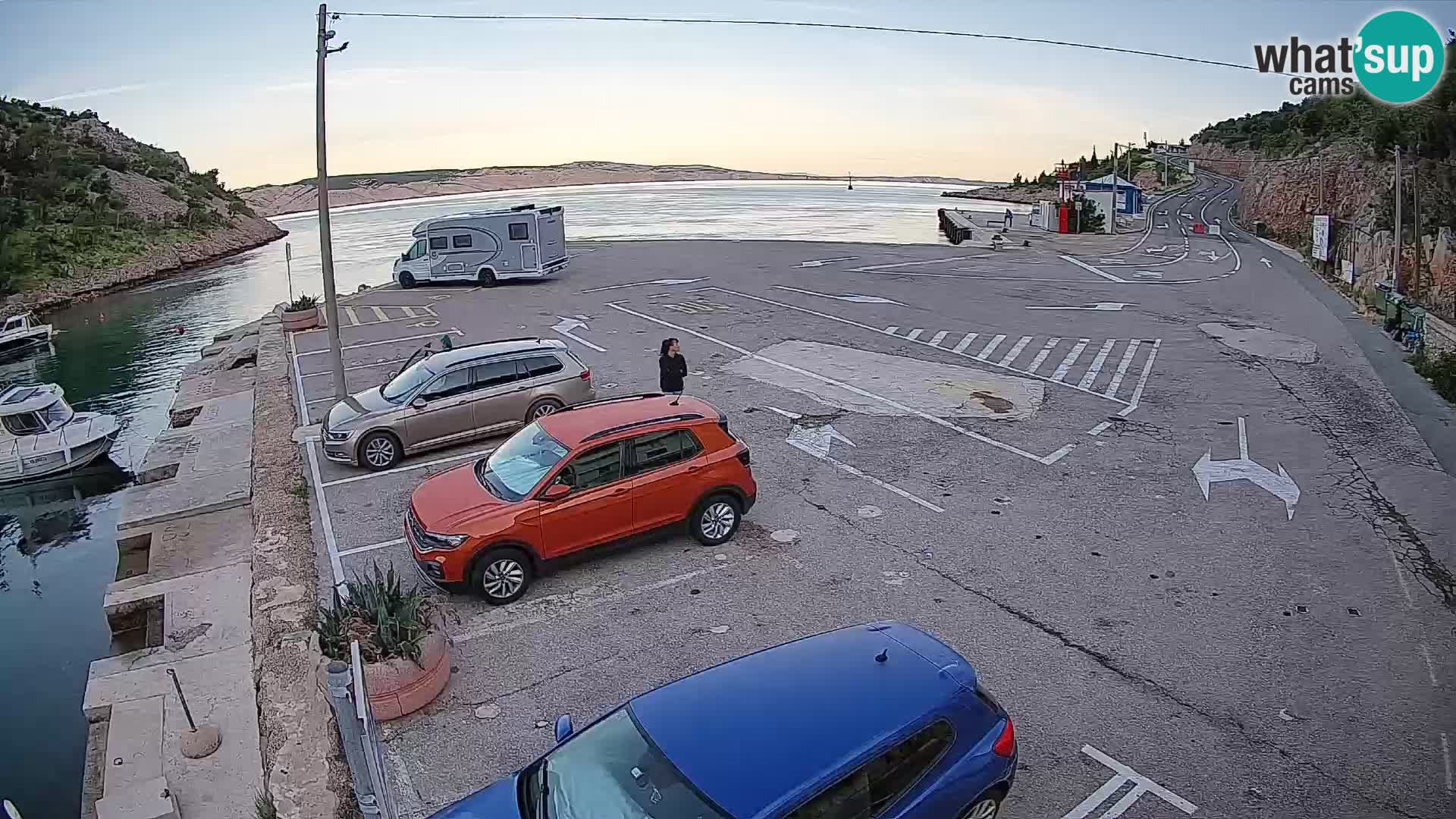 Webcam porto traghetti di Prizna – per l’isola di Pag
