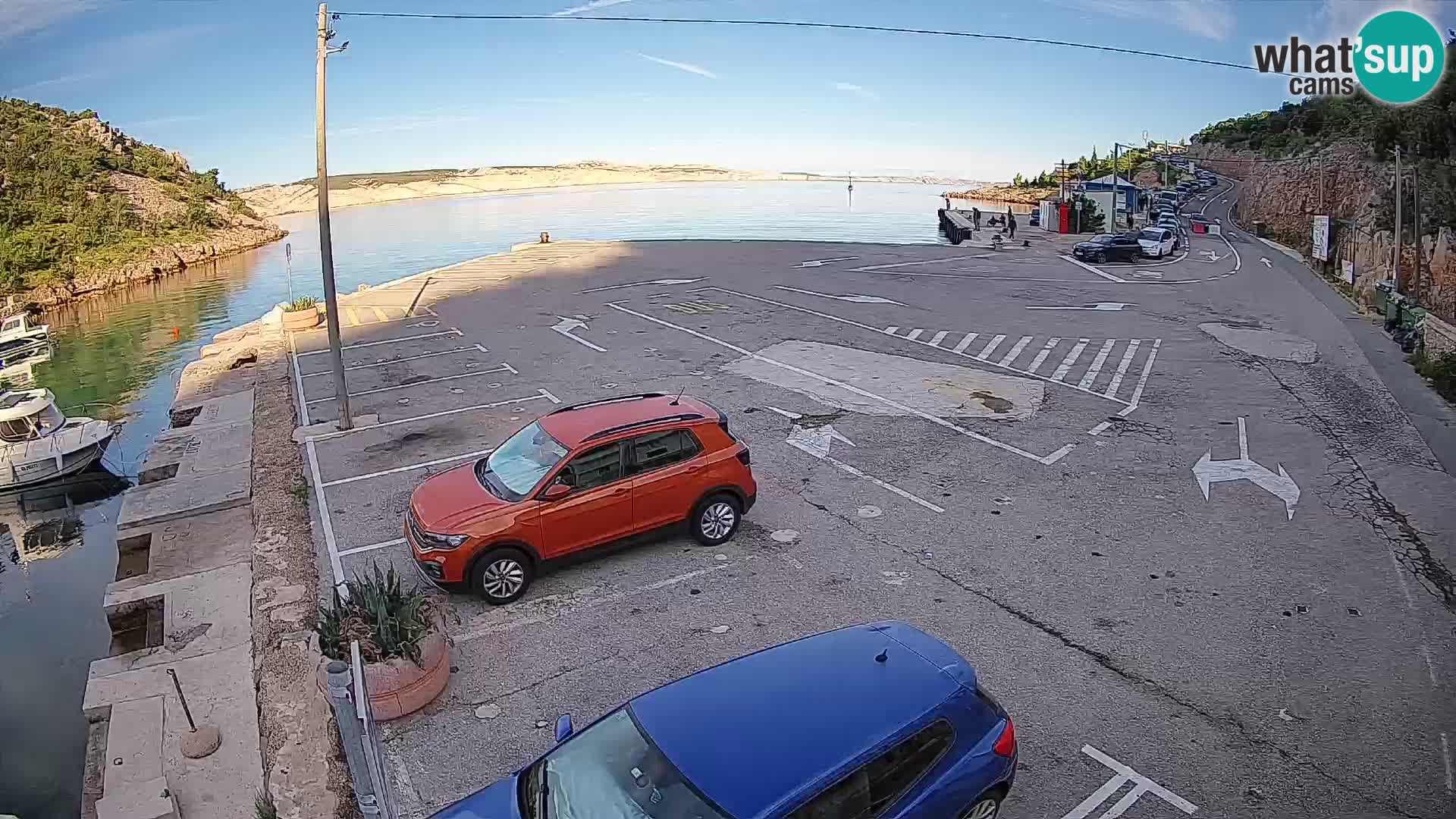 Webcam porto traghetti di Prizna – per l’isola di Pag