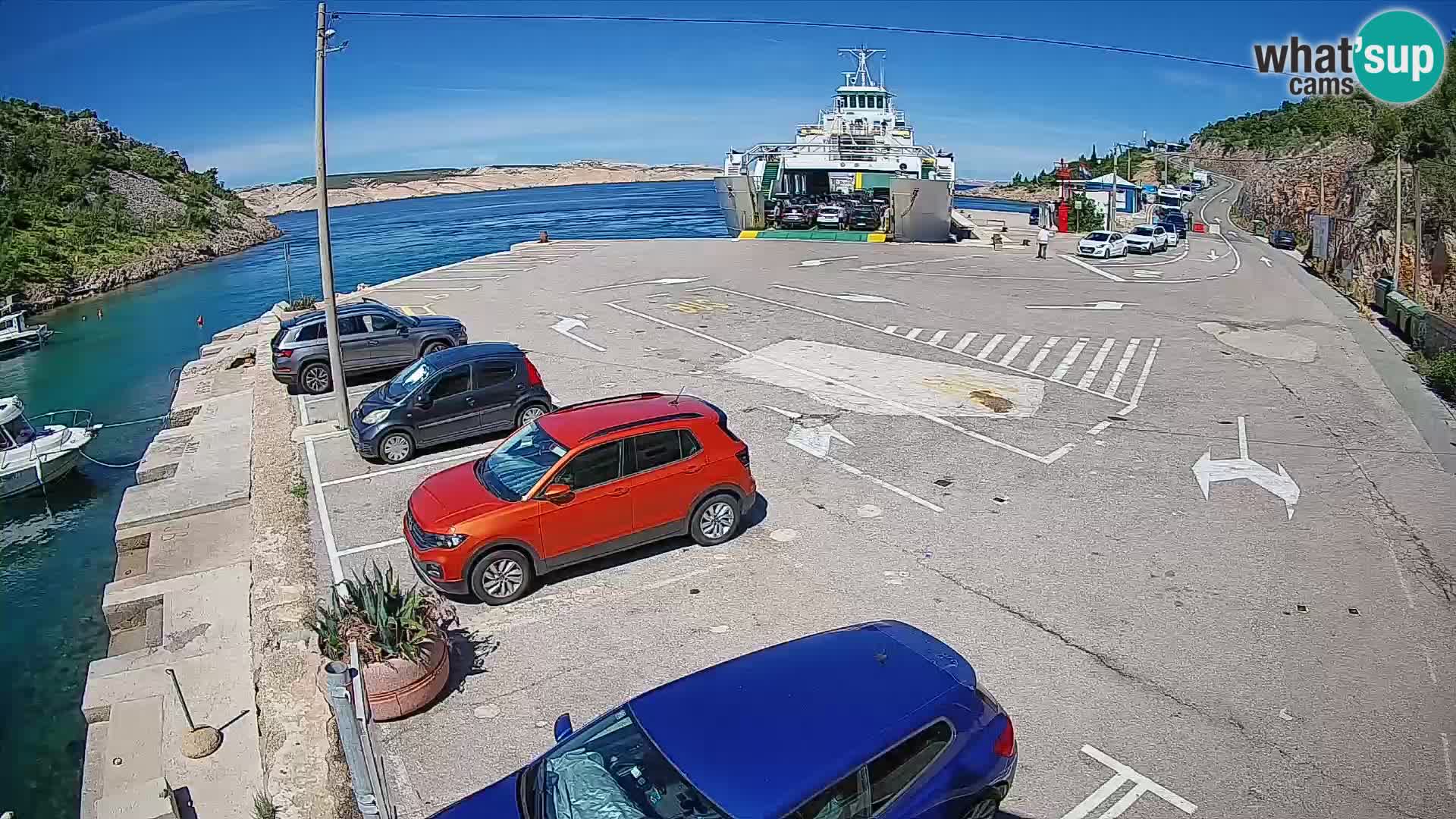 Webcam porto traghetti di Prizna – per l’isola di Pag