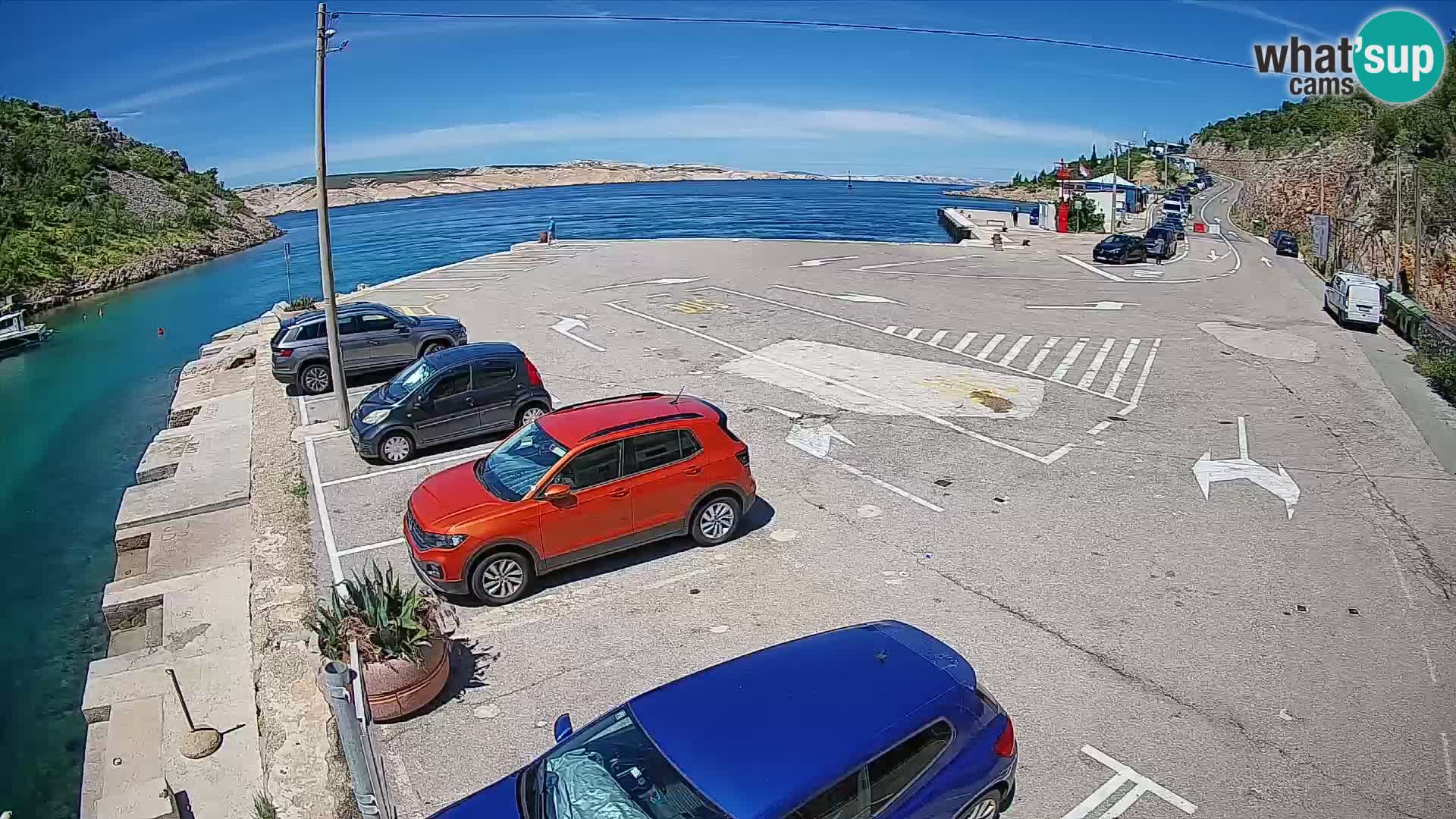 Webcam porto traghetti di Prizna – per l’isola di Pag