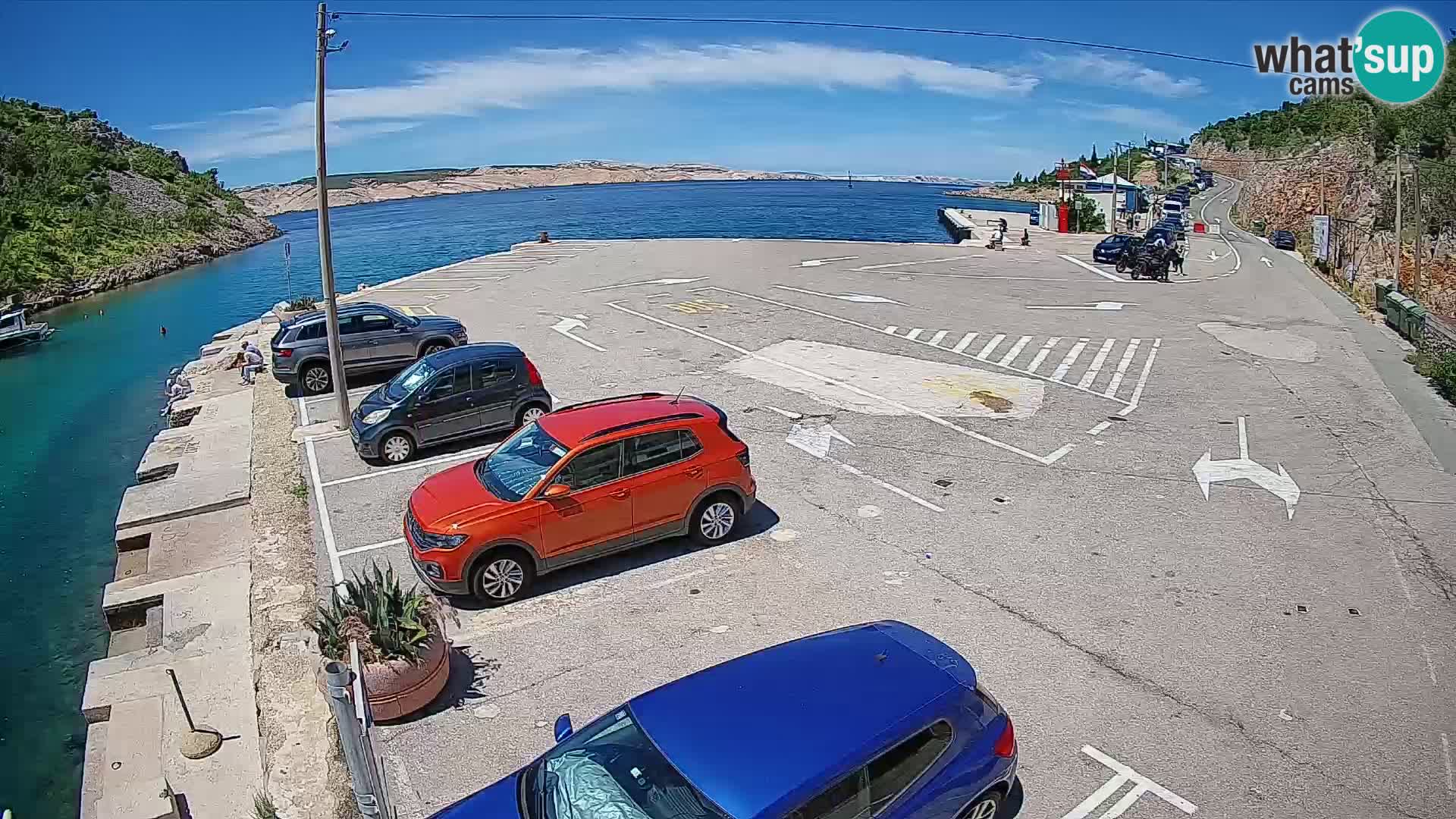 Webcam porto traghetti di Prizna – per l’isola di Pag