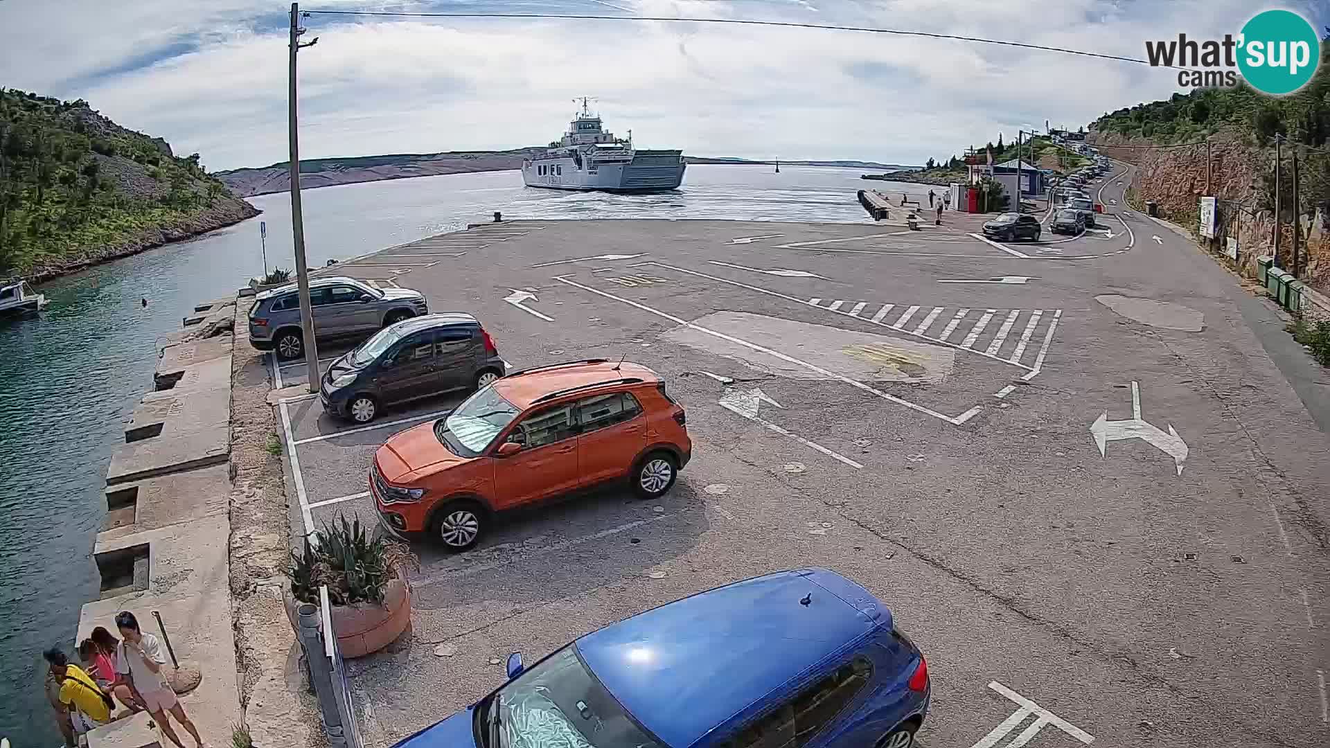 Webcam porto traghetti di Prizna – per l’isola di Pag