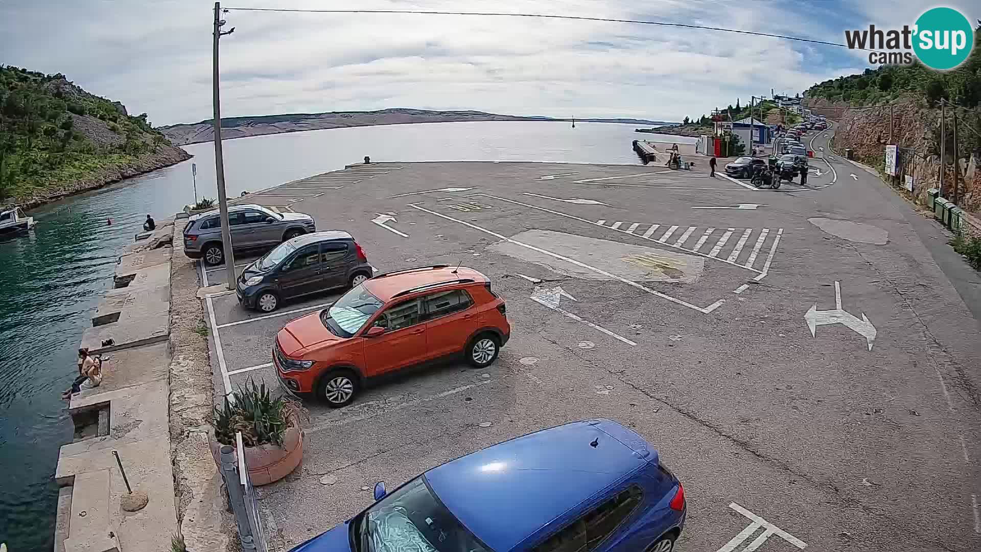 Webcam porto traghetti di Prizna – per l’isola di Pag