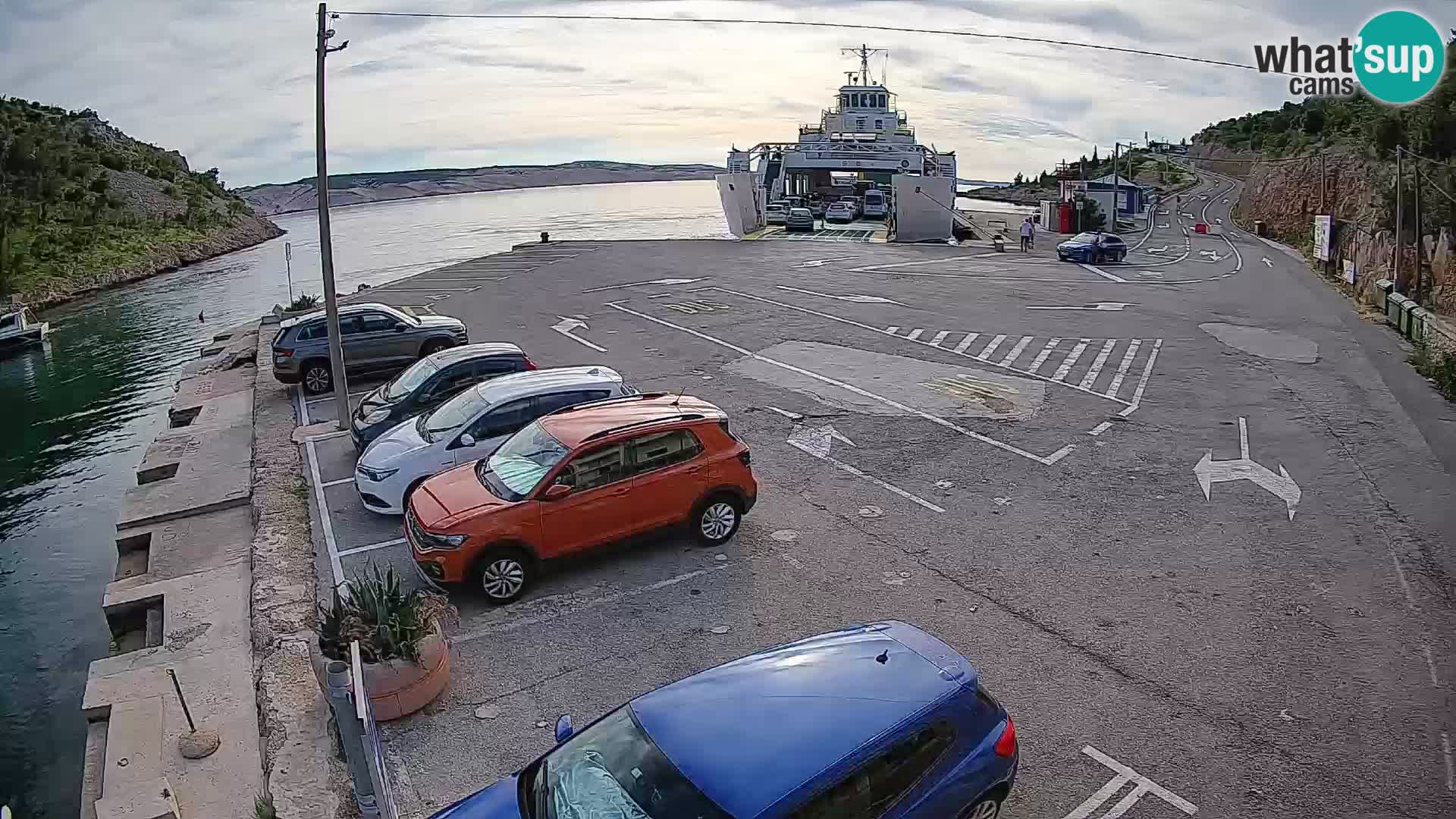 Webcam porto traghetti di Prizna – per l’isola di Pag