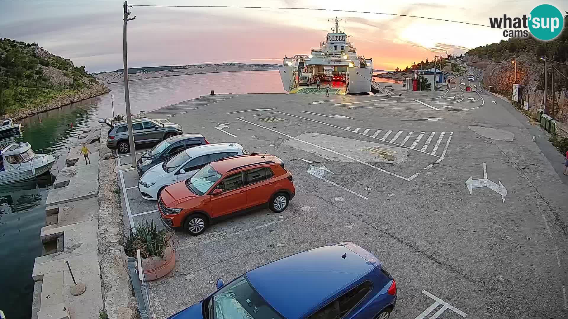 Webcam porto traghetti di Prizna – per l’isola di Pag