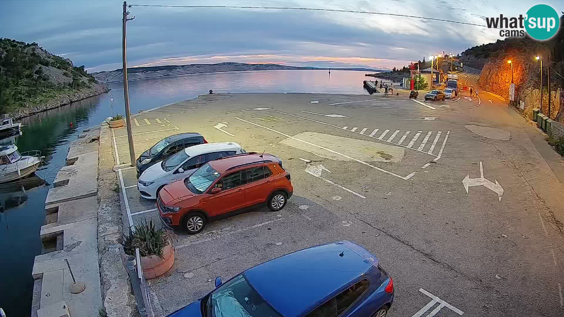 Webcam porto traghetti di Prizna – per l’isola di Pag