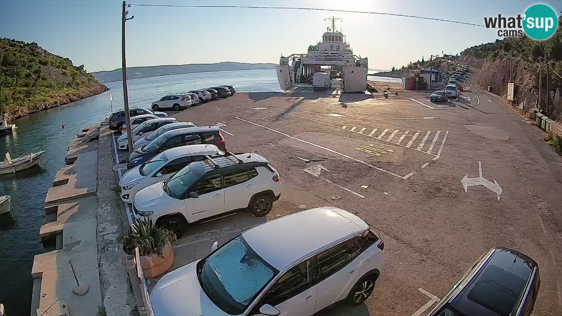 Webcam porto traghetti di Prizna – per l’isola di Pag