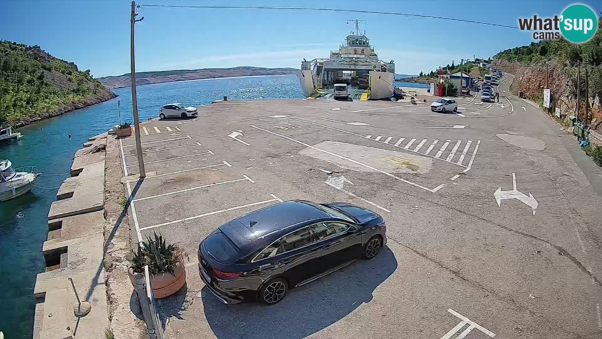 Webcam porto traghetti di Prizna – per l’isola di Pag