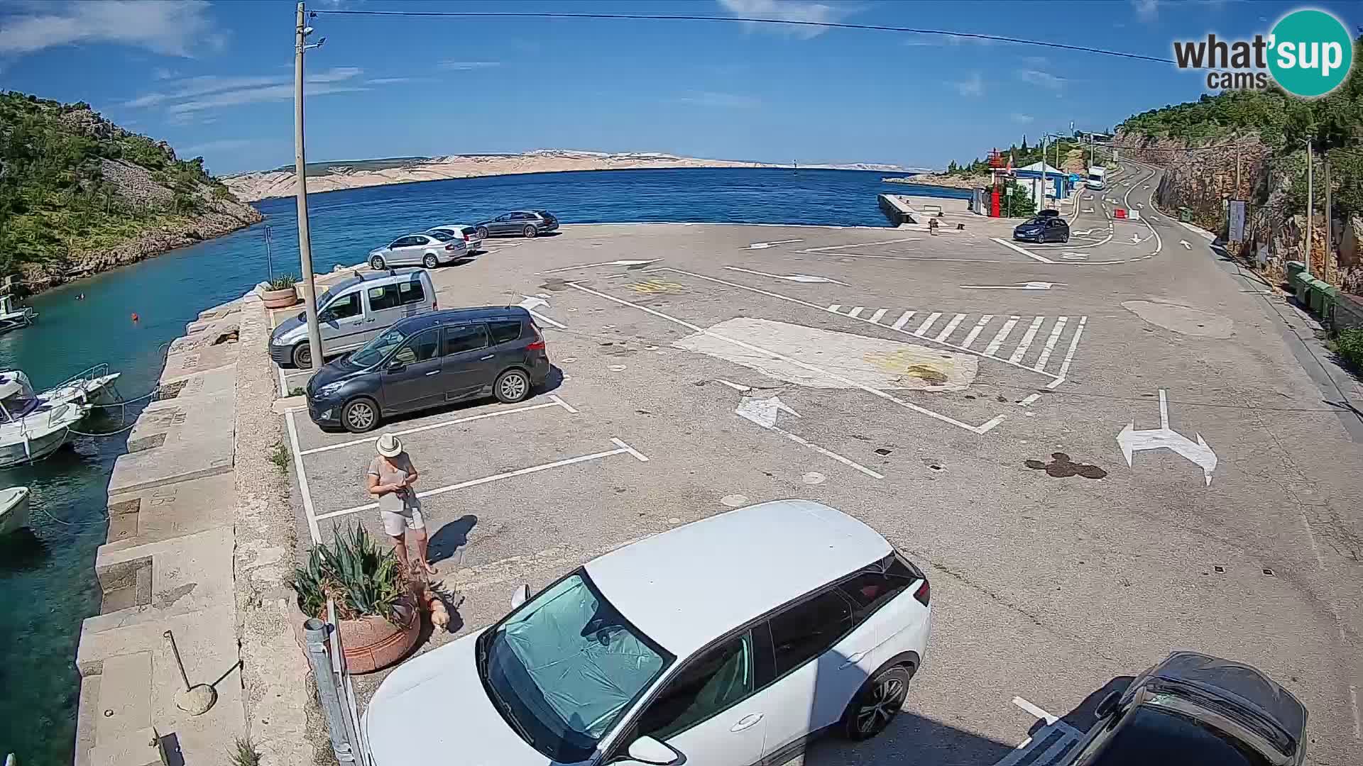 Webcam porto traghetti di Prizna – per l’isola di Pag