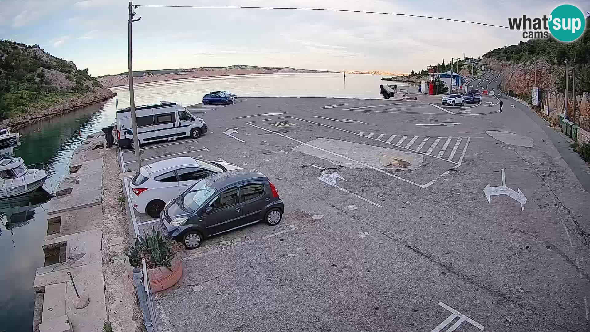 Webcam porto traghetti di Prizna – per l’isola di Pag
