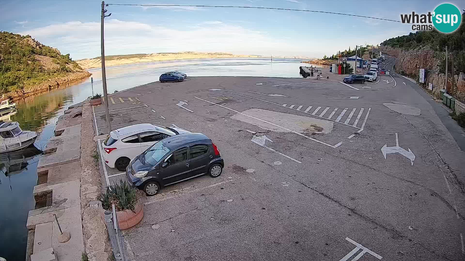 Webcam porto traghetti di Prizna – per l’isola di Pag
