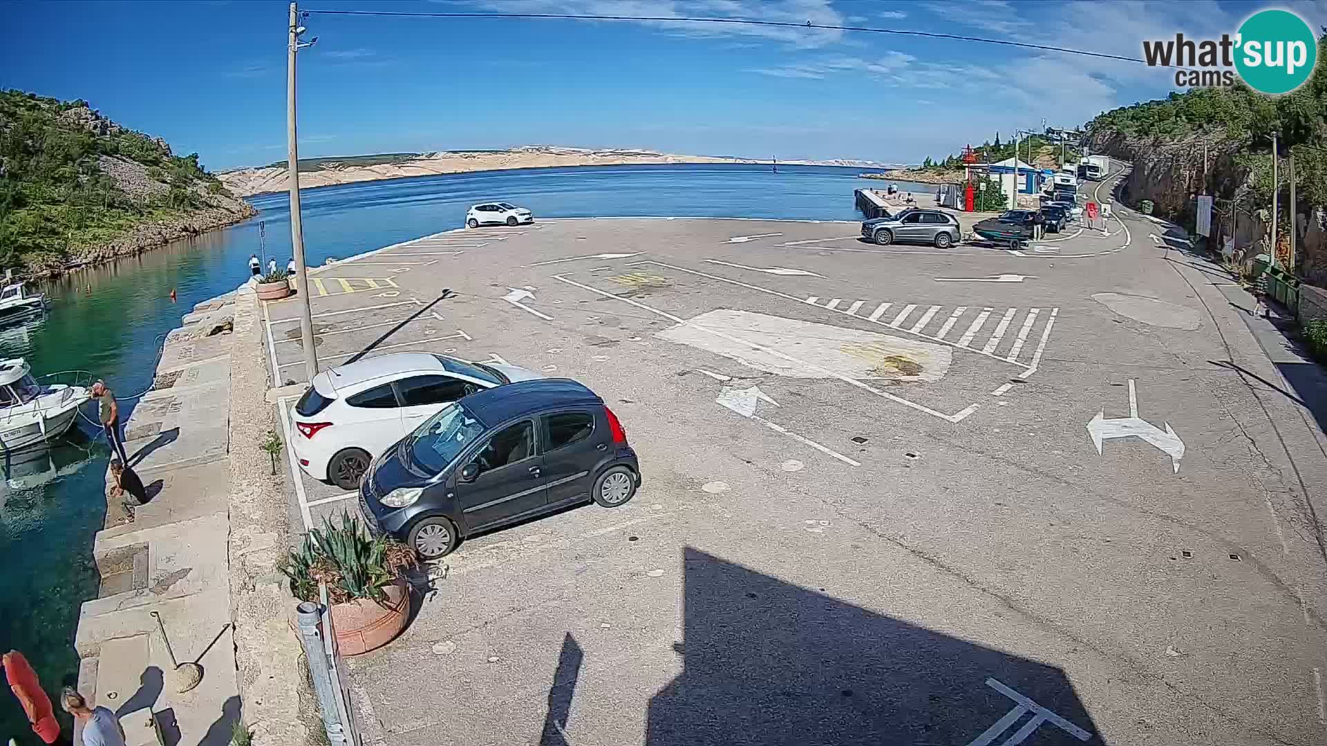 Webcam porto traghetti di Prizna – per l’isola di Pag