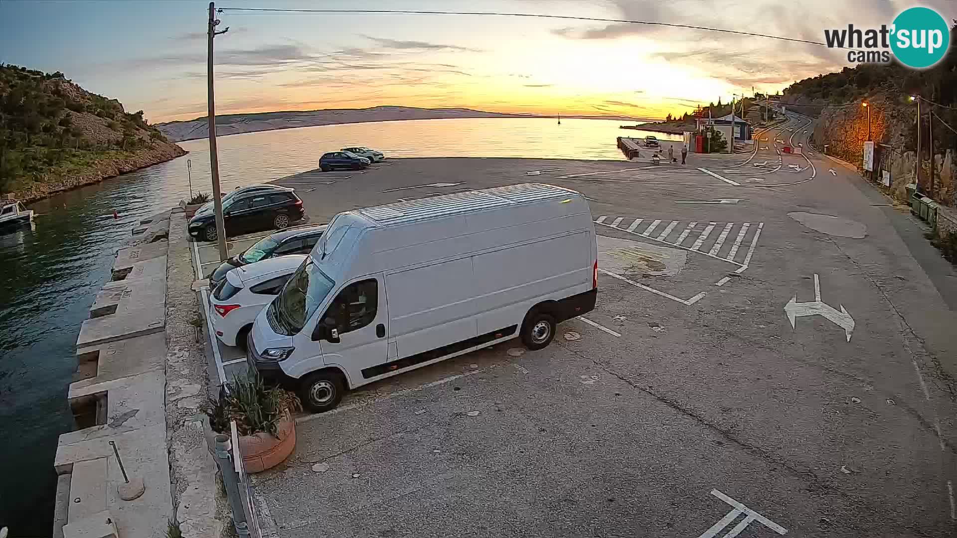 Webcam porto traghetti di Prizna – per l’isola di Pag