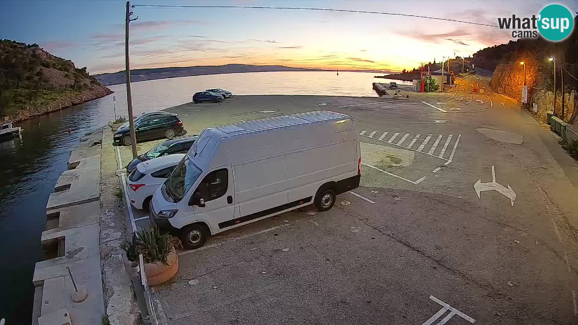 Webcam porto traghetti di Prizna – per l’isola di Pag