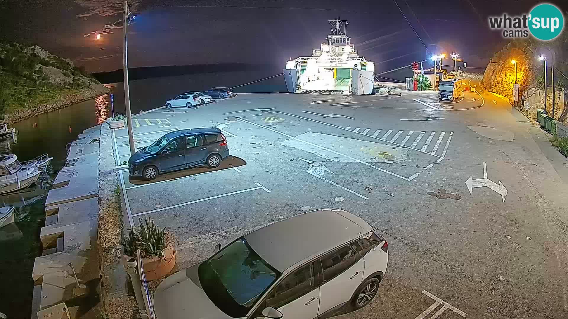 Webcam porto traghetti di Prizna – per l’isola di Pag