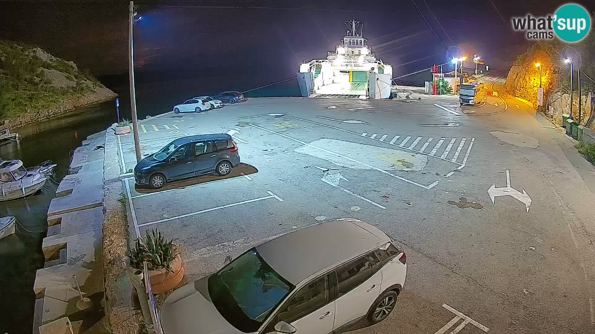 Webcam porto traghetti di Prizna – per l’isola di Pag