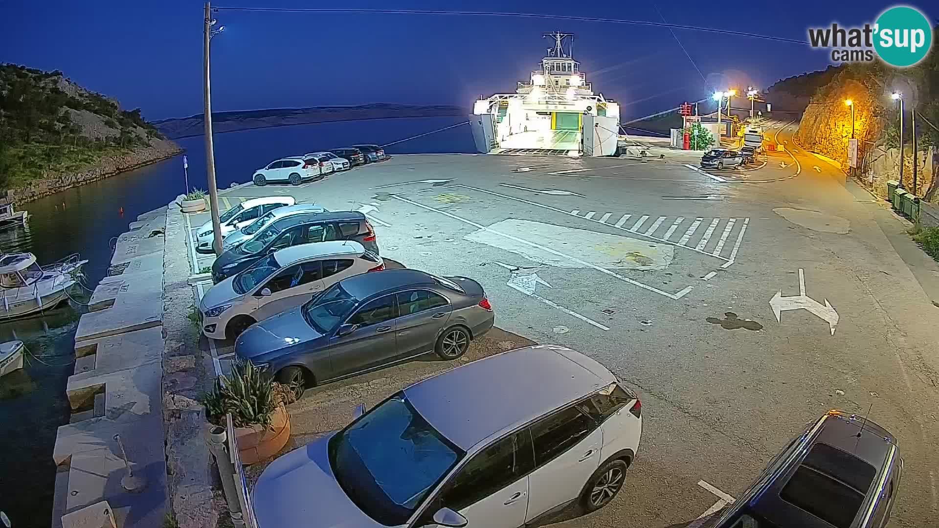 Webcam porto traghetti di Prizna – per l’isola di Pag