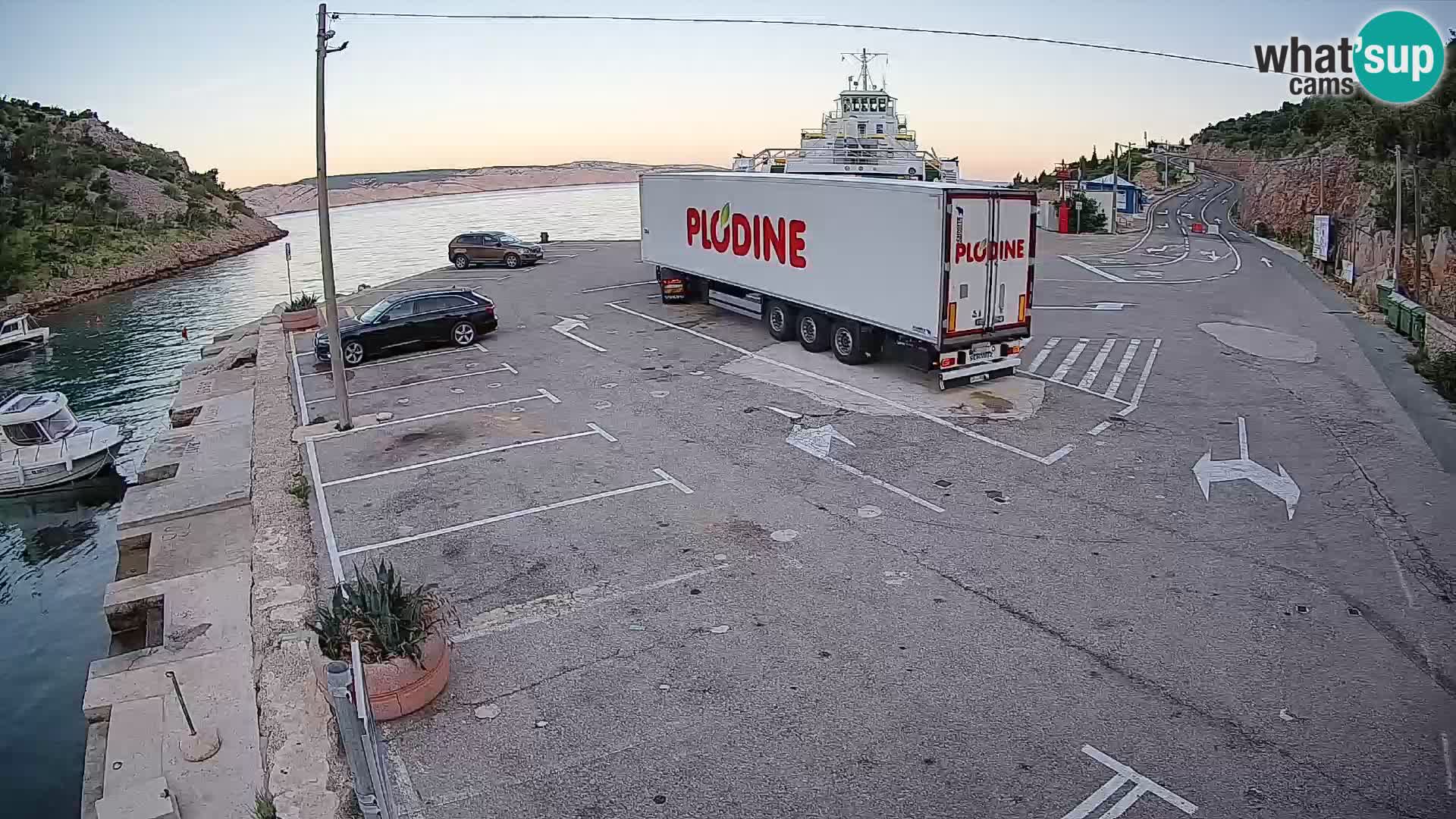 Webcam porto traghetti di Prizna – per l’isola di Pag